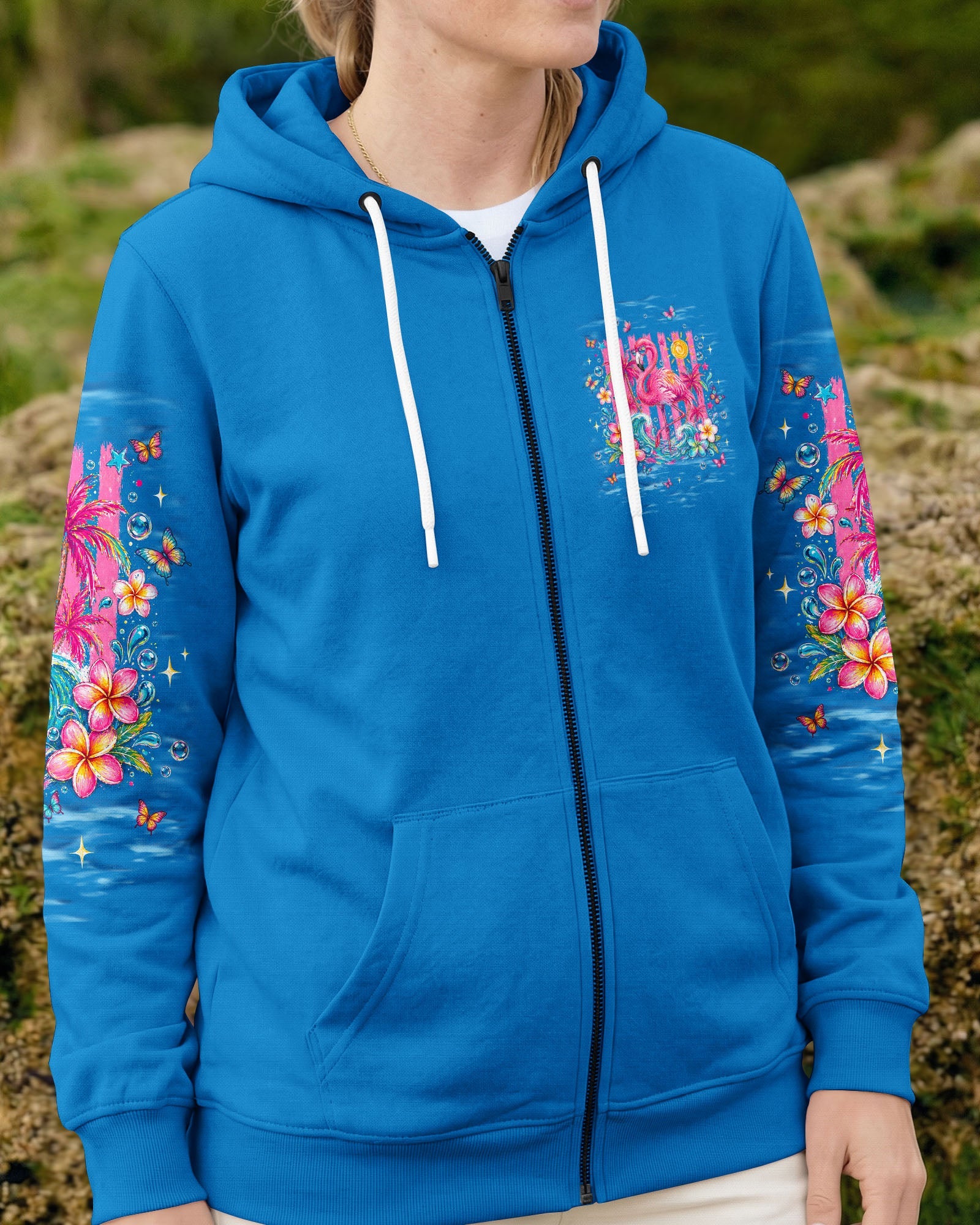 SANDY TOES SUNKISSED NOSE FLAMINGO  ALL OVER PRINT - TLNT0405263