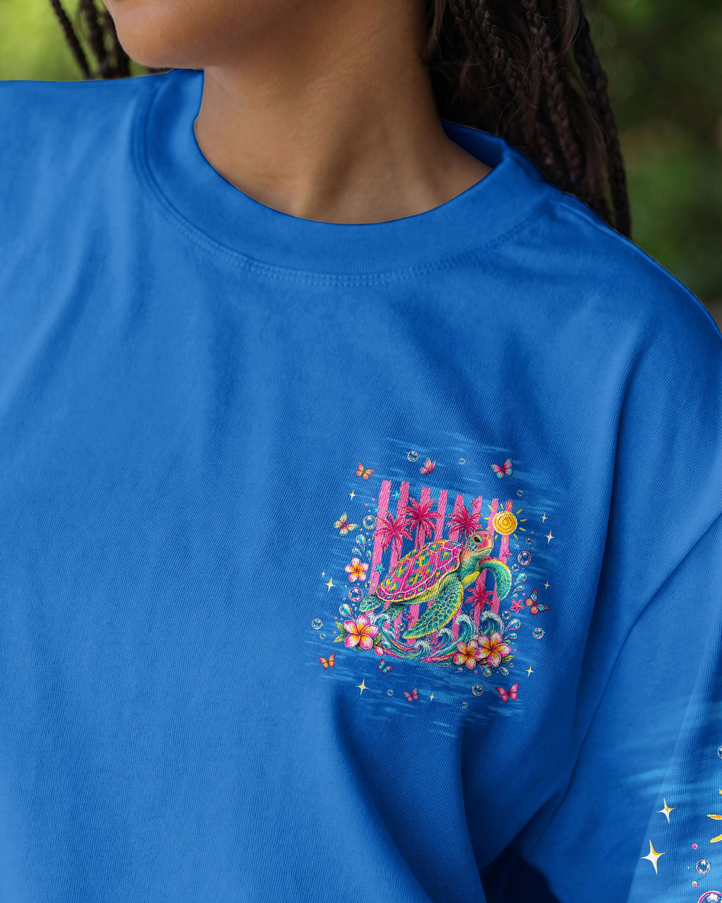 SALTWATER HEALS EVERYTHING TURTLE ALL OVER PRINT  - TLNT0505262