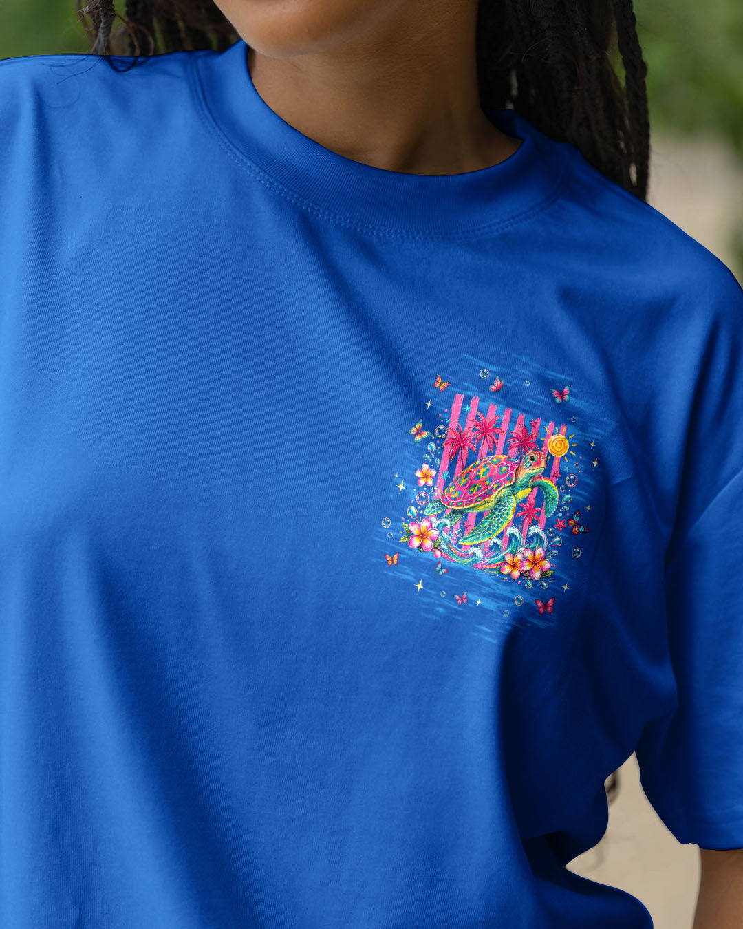 SALTWATER HEALS EVERYTHING TURTLE ALL OVER PRINT  - TLNT0505262
