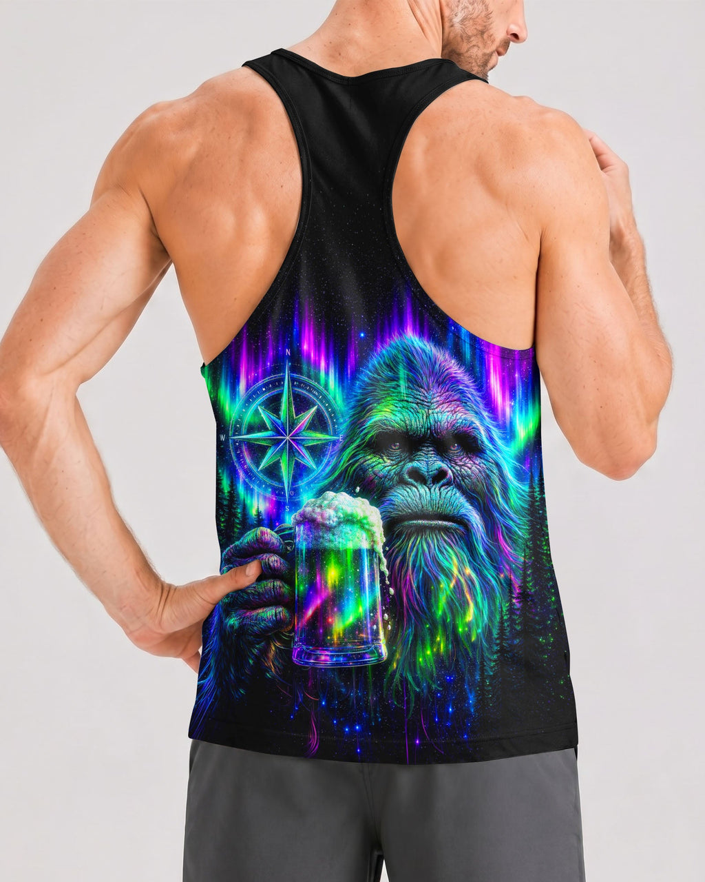 BIGFOOT WITH BEER AURORA ALL OVER PRINT  - TLNT0607262