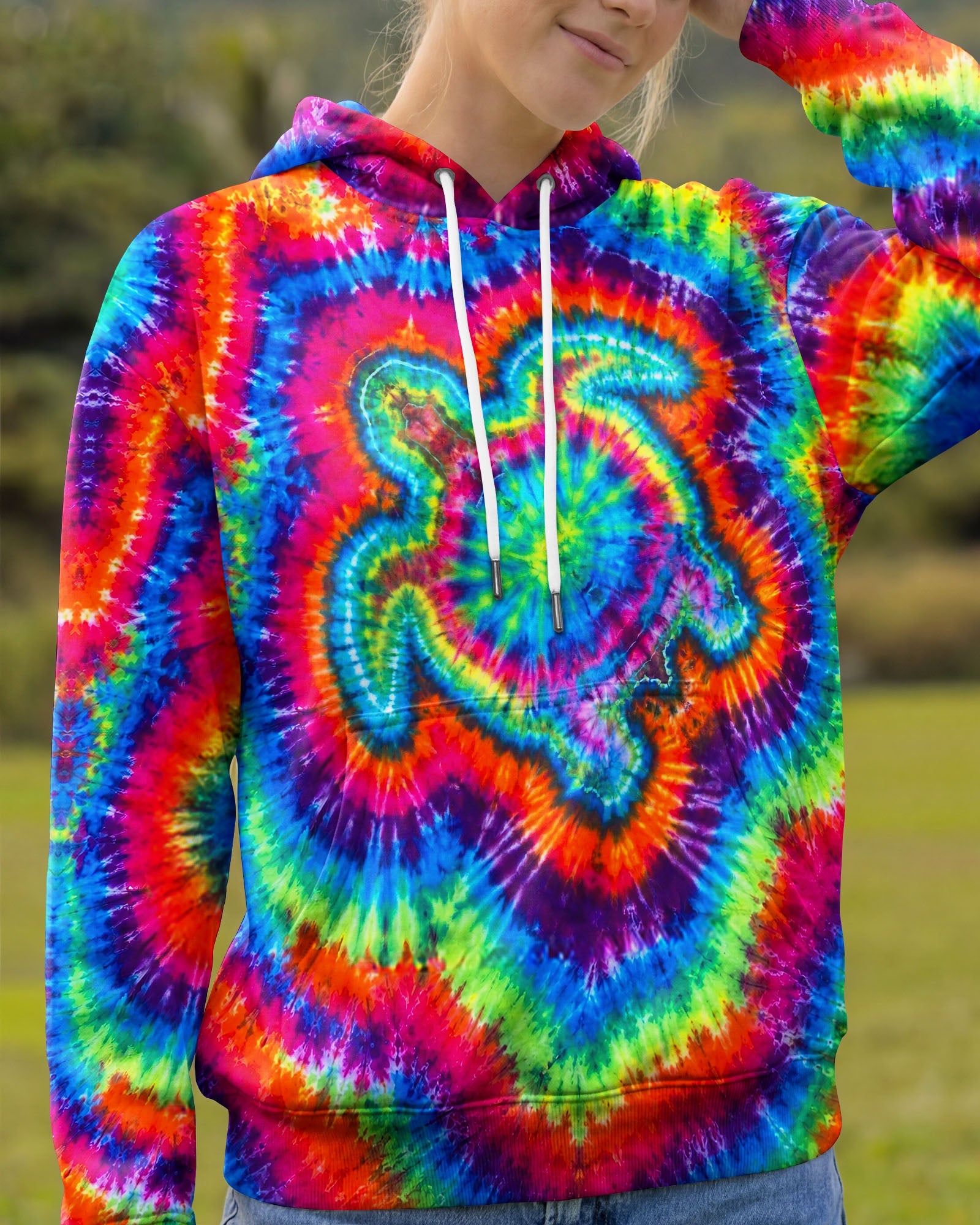 SEA TURTLE COLORFUL SWIRL ALL OVER PRINT   - TLNT0906261
