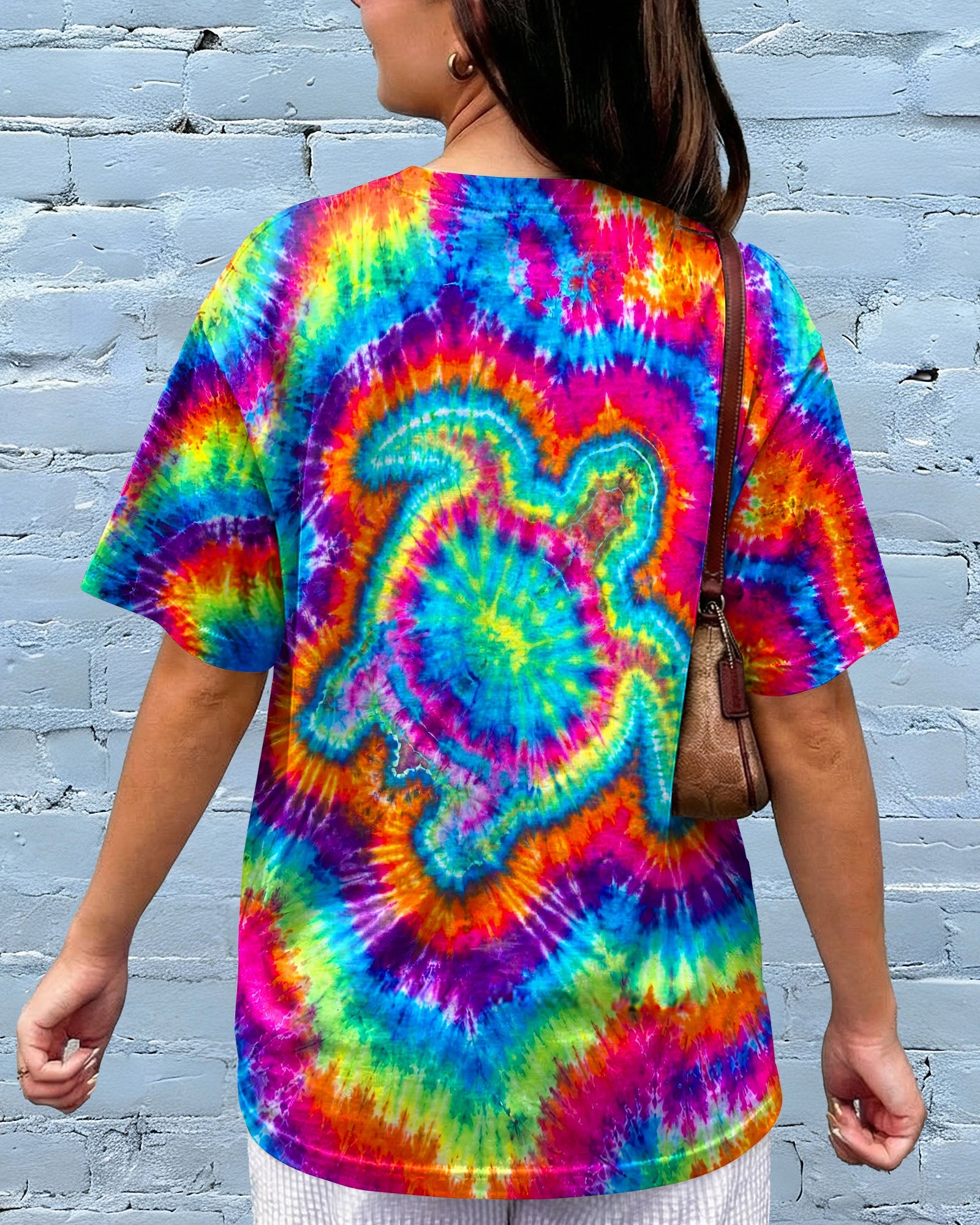 SEA TURTLE COLORFUL SWIRL ALL OVER PRINT   - TLNT0906261