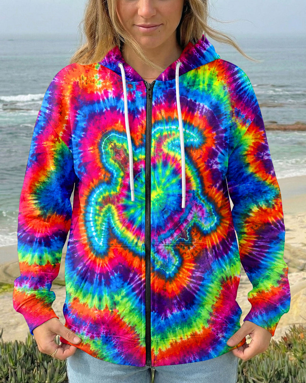 SEA TURTLE COLORFUL SWIRL ALL OVER PRINT   - TLNT0906261