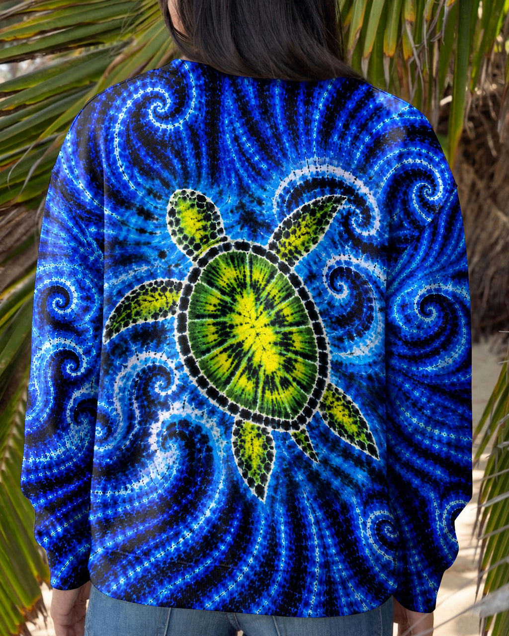 SEA TURTLE  WAVES ALL OVER PRINT - TLNT1105263