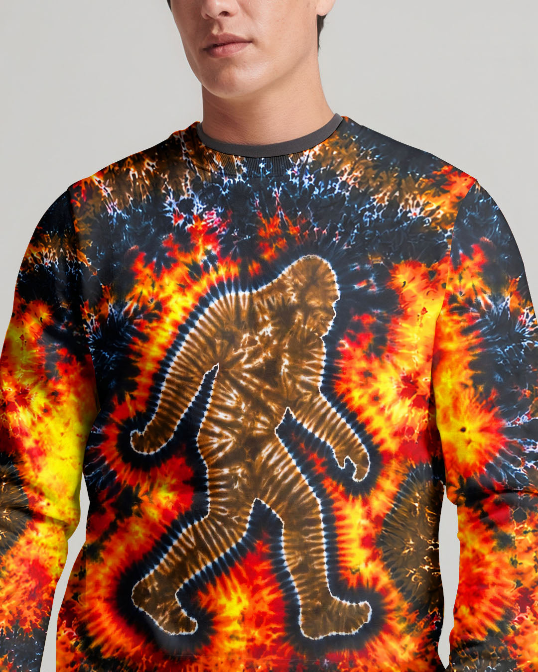 BIGFOOT FLAME BURST PATTERN ALL OVER PRINT - TLNT1505261