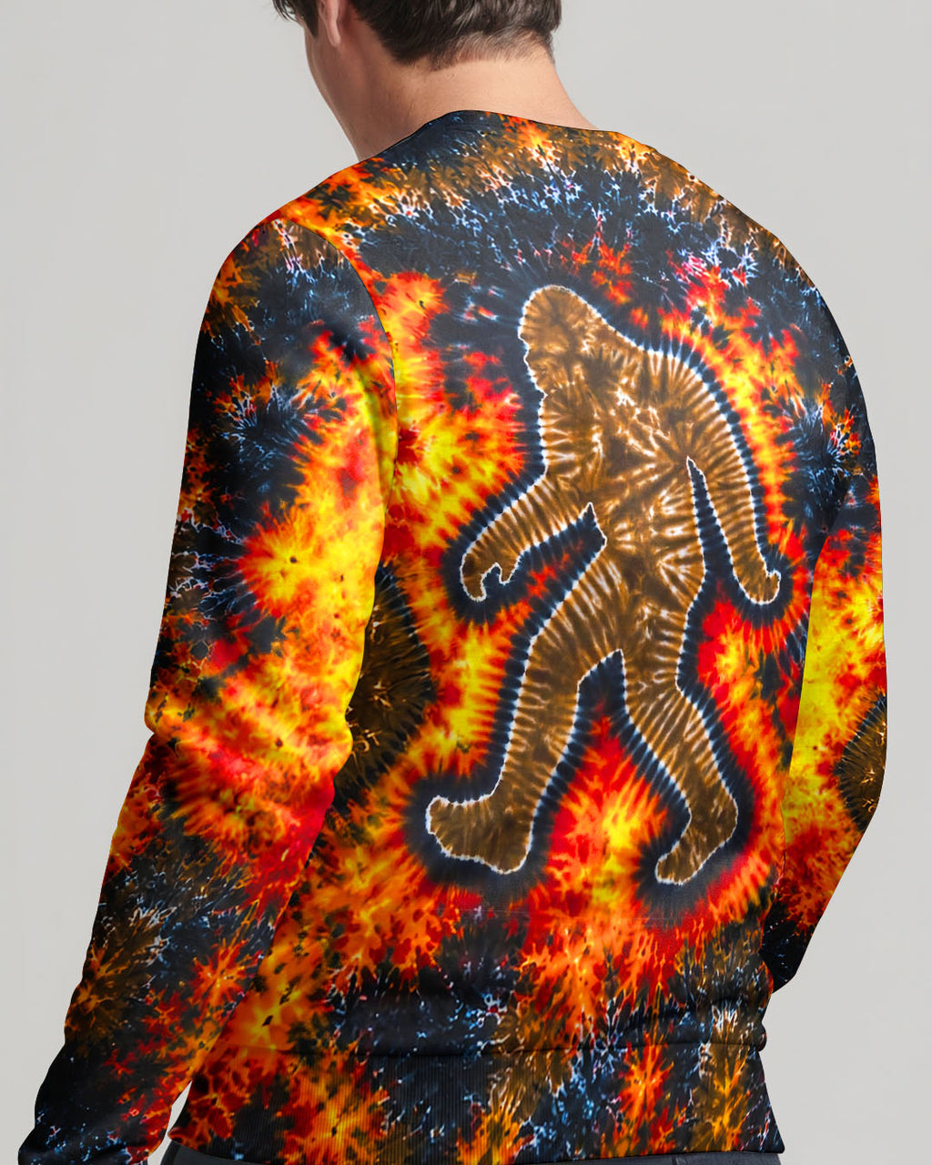 BIGFOOT FLAME BURST PATTERN ALL OVER PRINT - TLNT1505261