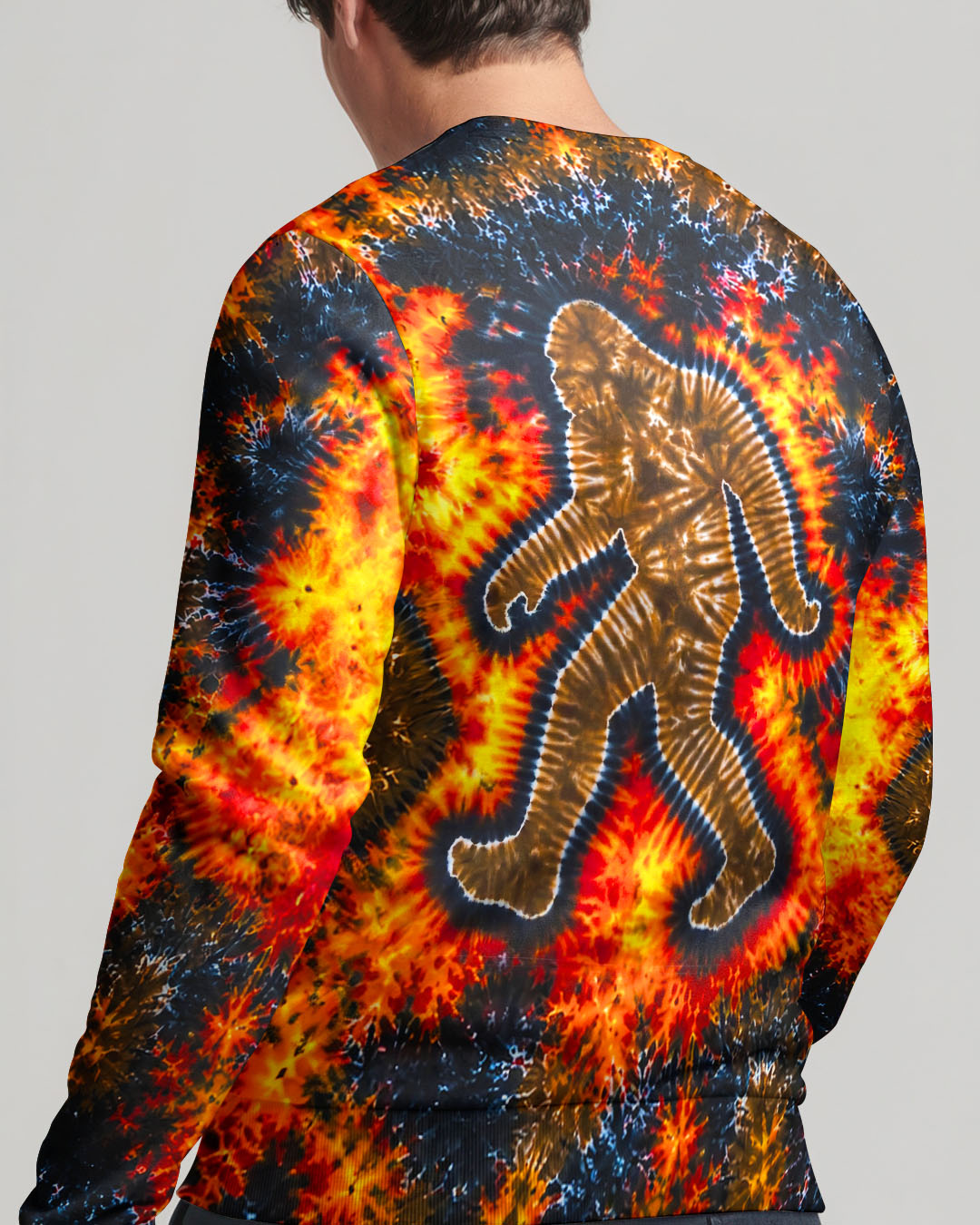 BIGFOOT FLAME BURST PATTERN ALL OVER PRINT - TLNT1505261
