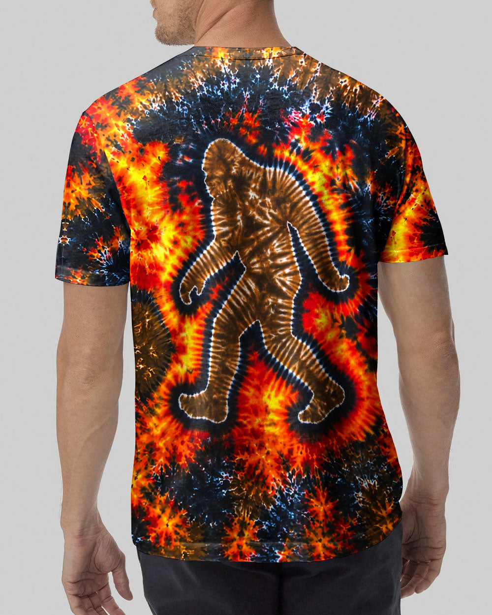 BIGFOOT FLAME BURST PATTERN ALL OVER PRINT - TLNT1505261