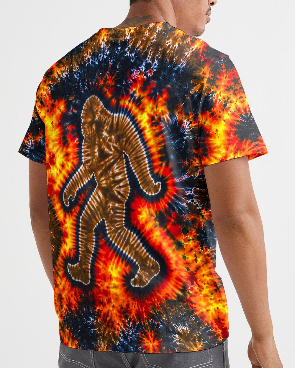 BIGFOOT FLAME BURST PATTERN ALL OVER PRINT - TLNT1505261