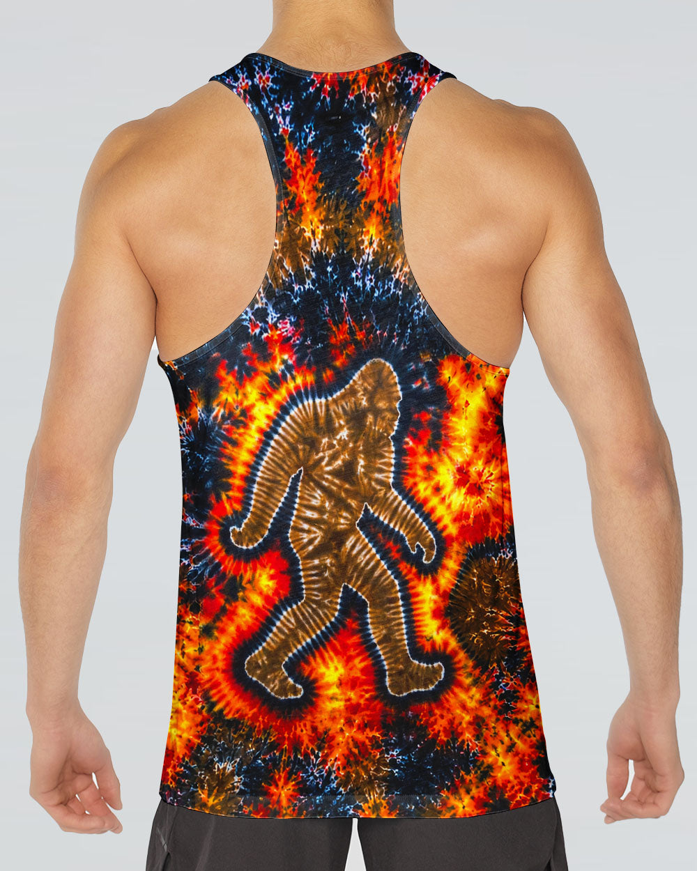 BIGFOOT FLAME BURST PATTERN ALL OVER PRINT - TLNT1505261