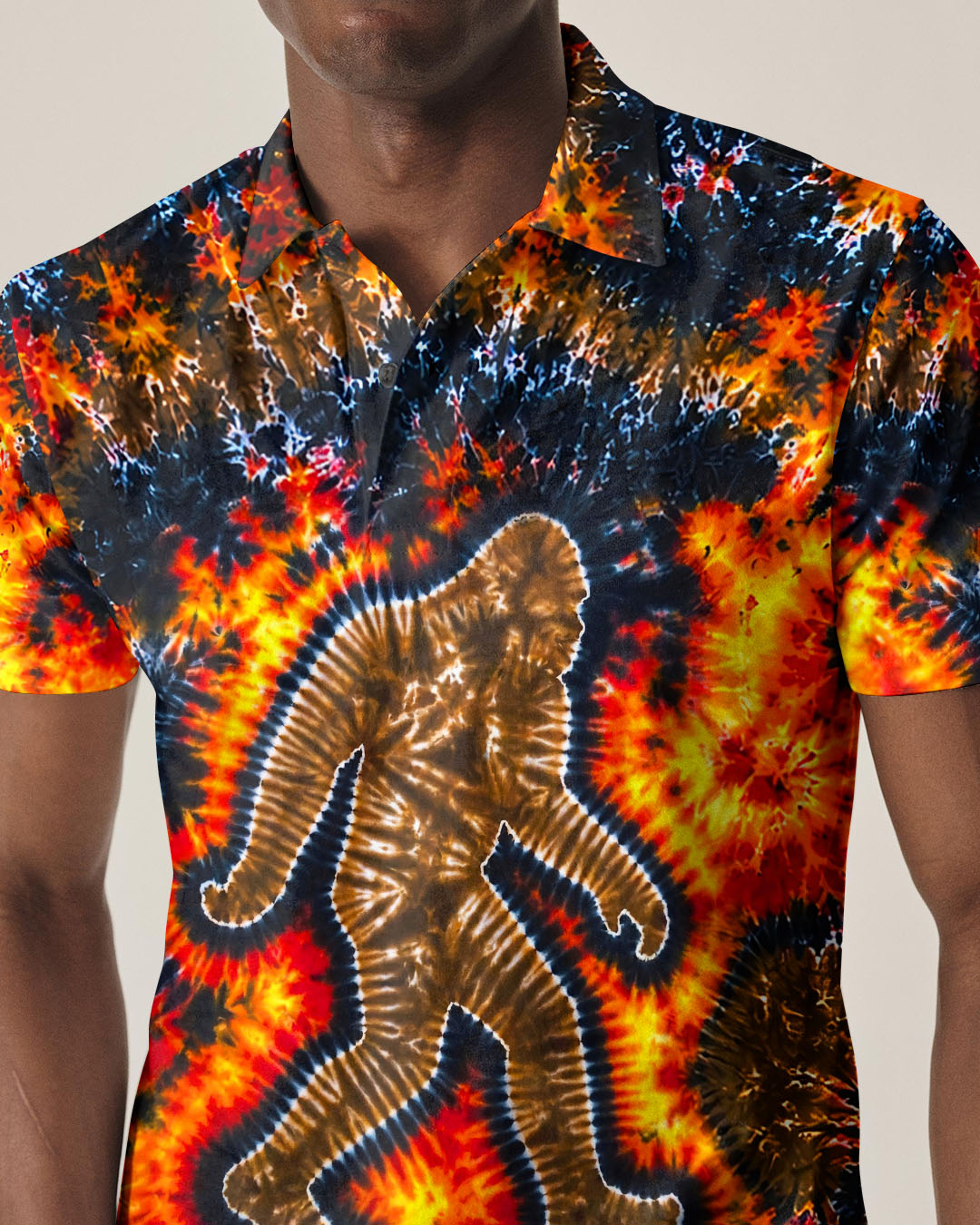 BIGFOOT FLAME BURST PATTERN ALL OVER PRINT - TLNT1505261