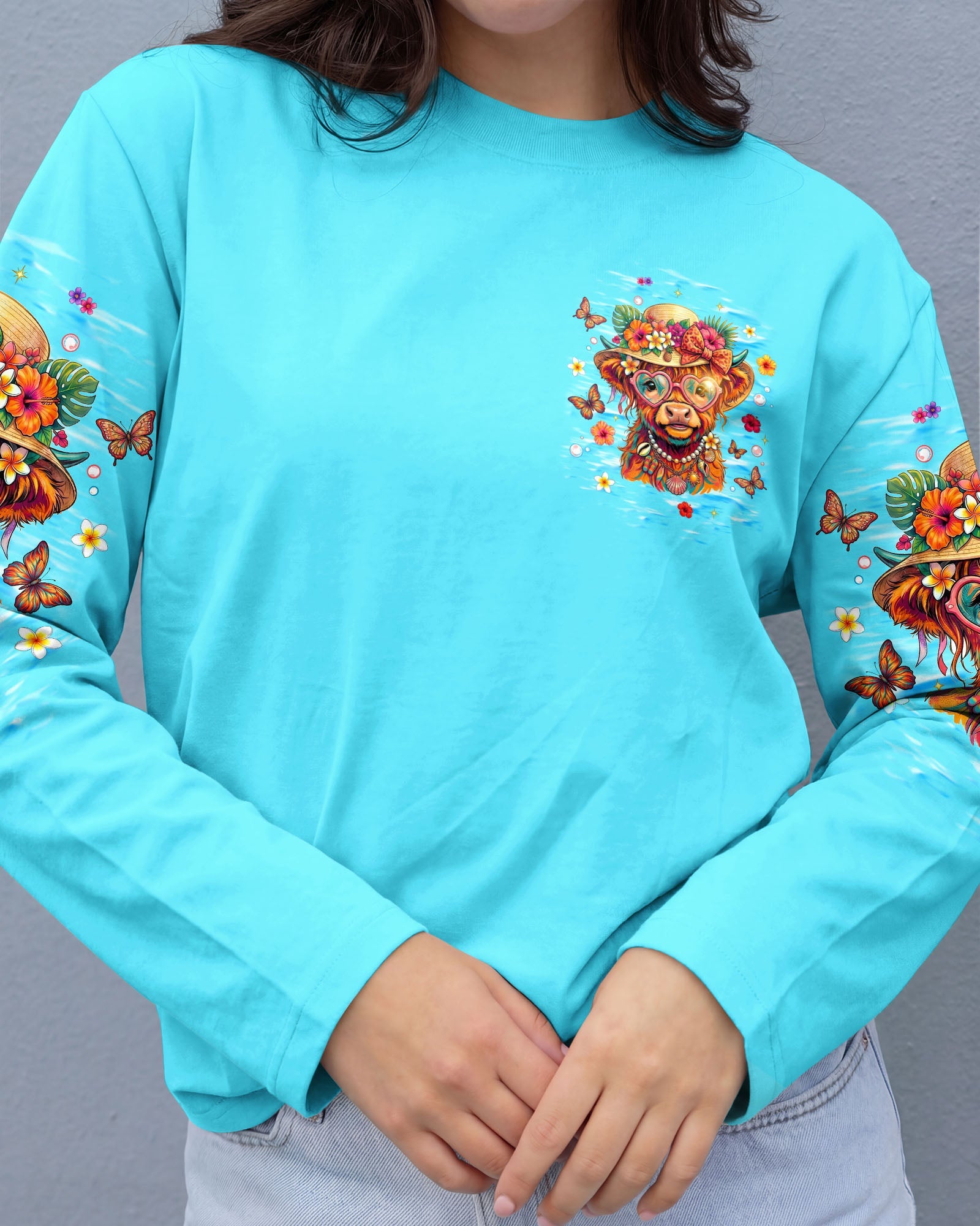 STAY SALTY HEIFERS COW BEACH ALL OVER PRINT  - TLNT1805261