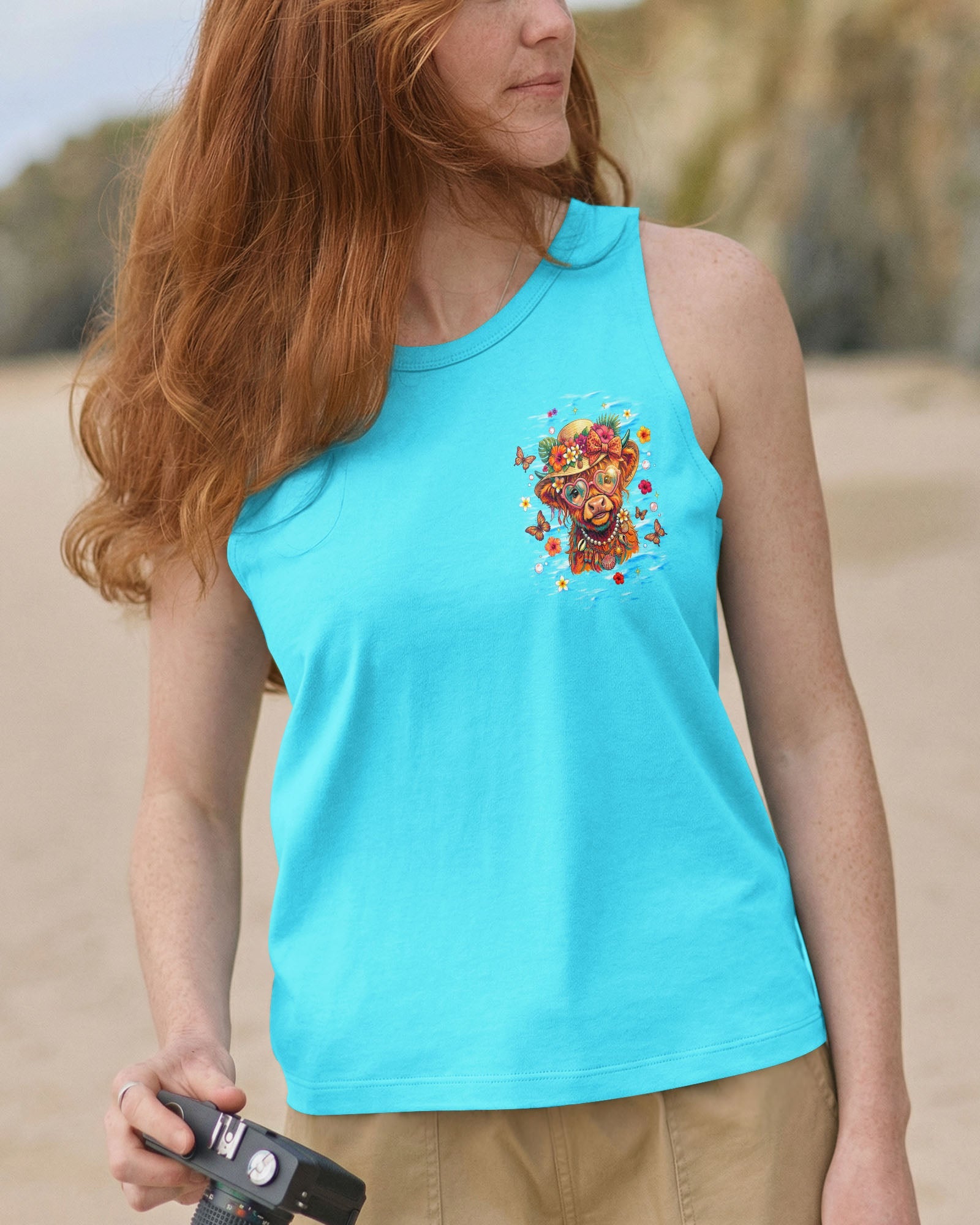 STAY SALTY HEIFERS COW BEACH ALL OVER PRINT  - TLNT1805261