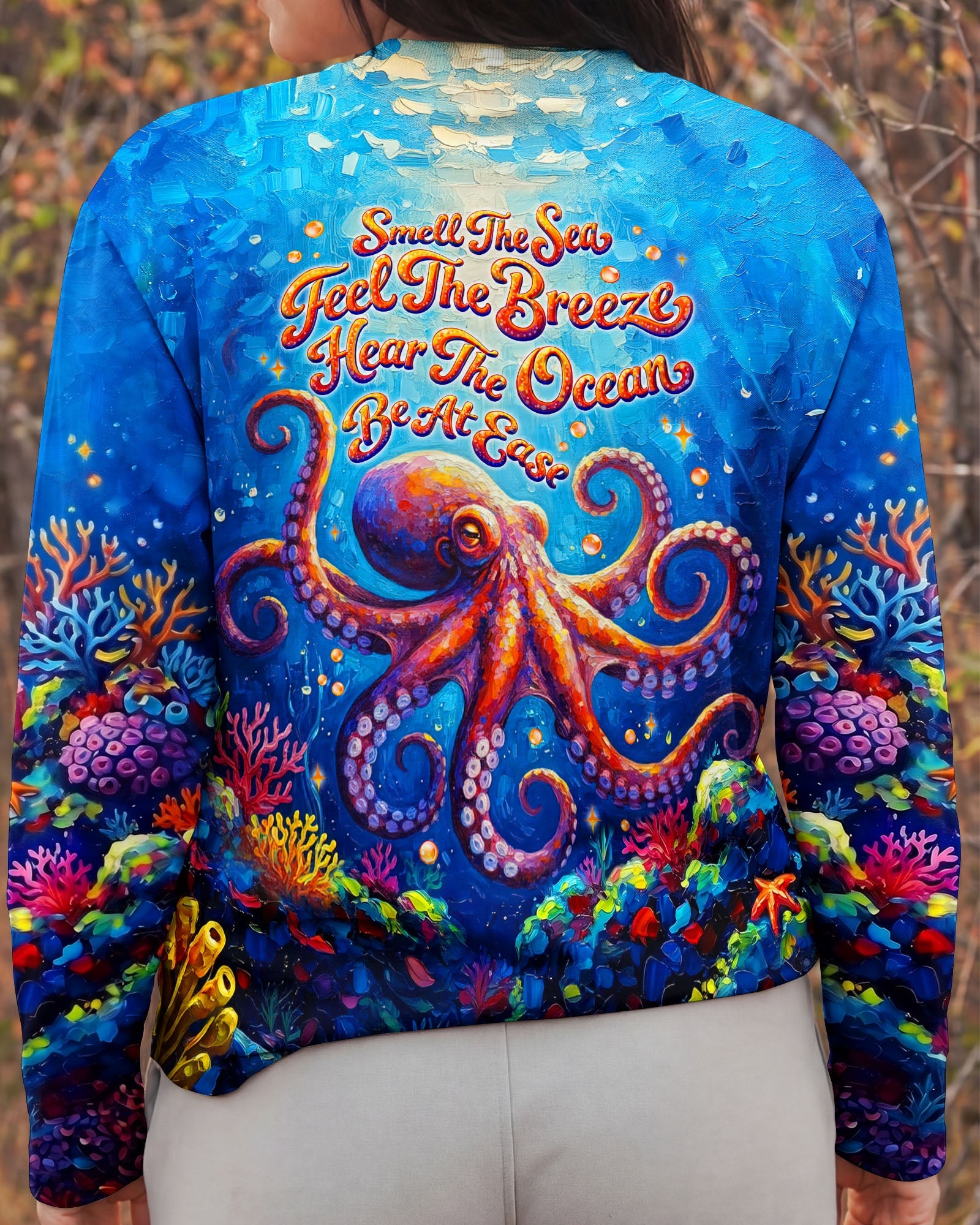 SMELL THE SEA FEEL THE BREEZE OCTOPUS ALL OVER PRINT  - TLNT2004263