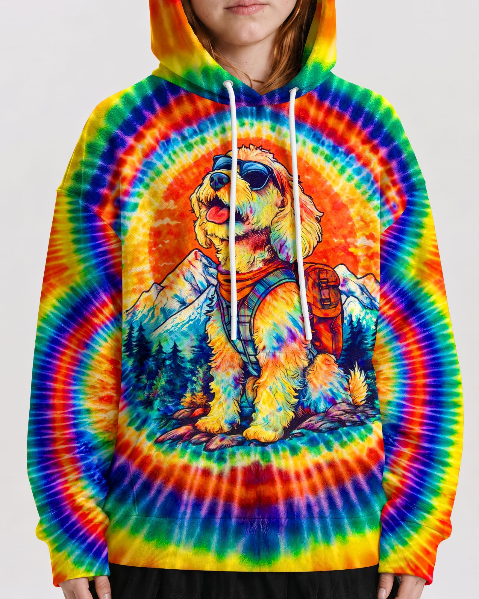 GOLDENDOODLE DOG SWIRL KIDS ALL OVER PRINT - TLNT2205263