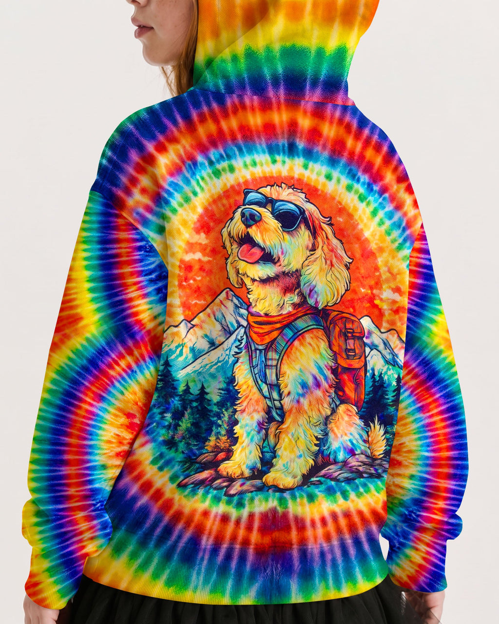 GOLDENDOODLE DOG SWIRL KIDS ALL OVER PRINT - TLNT2205263