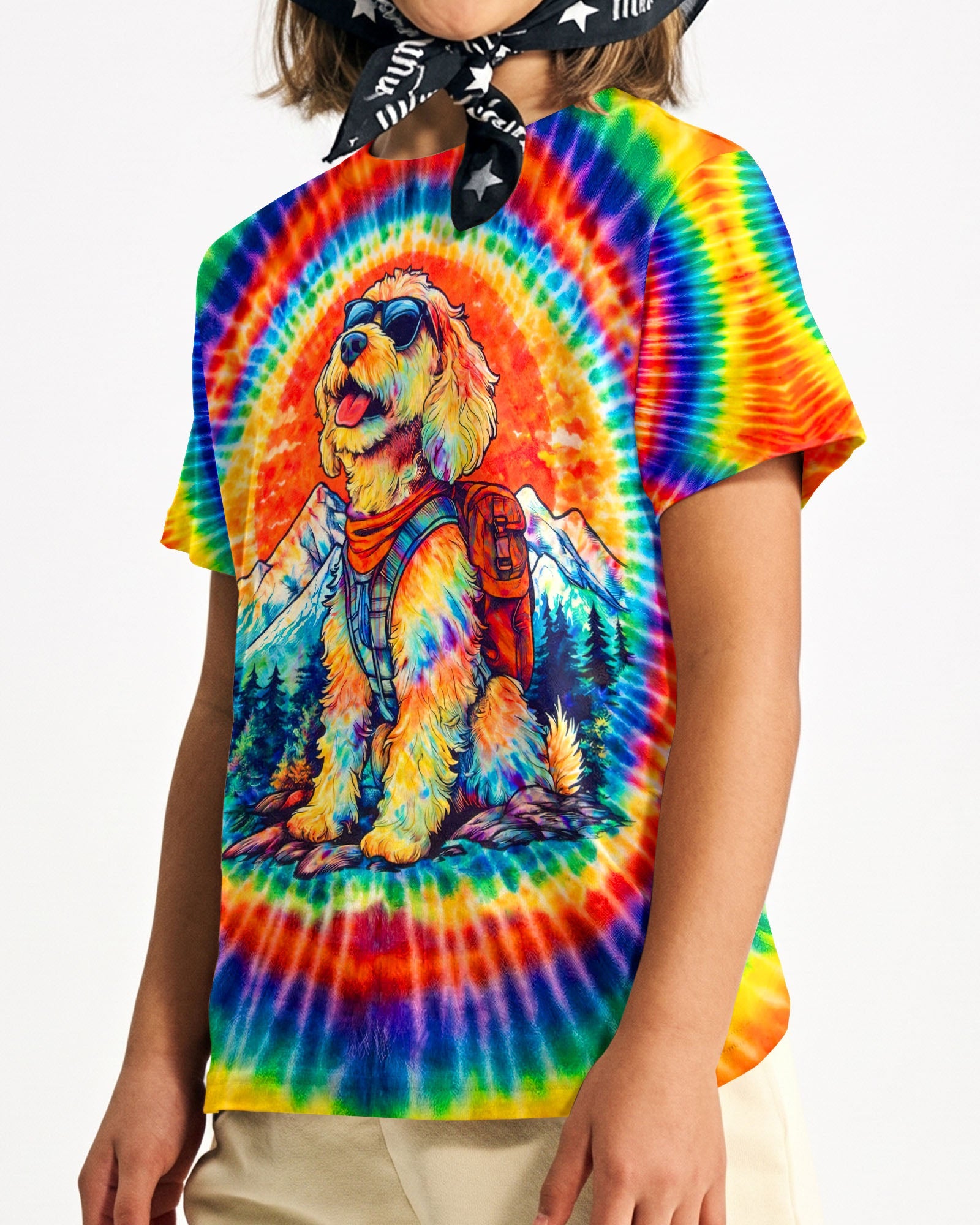 GOLDENDOODLE DOG SWIRL KIDS ALL OVER PRINT - TLNT2205263