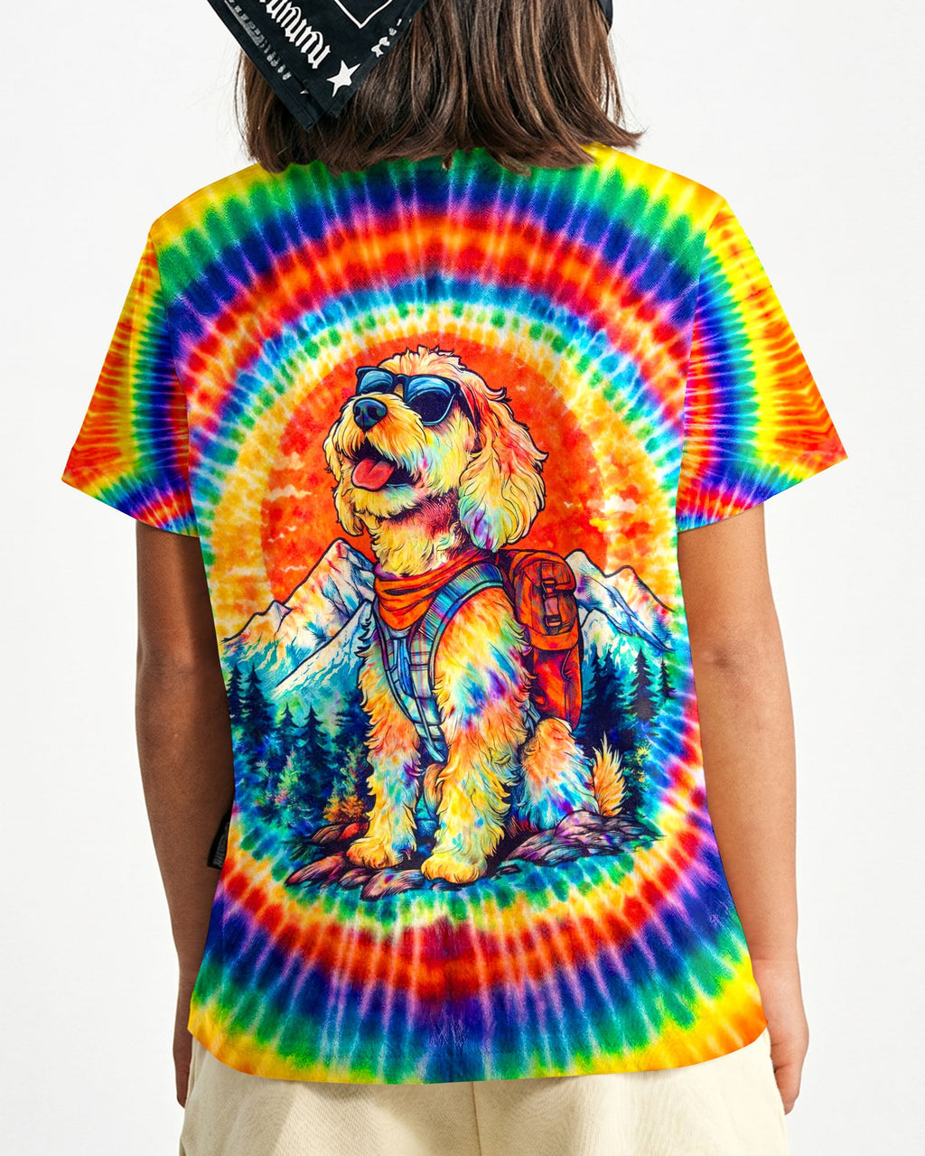 GOLDENDOODLE DOG SWIRL KIDS ALL OVER PRINT - TLNT2205263