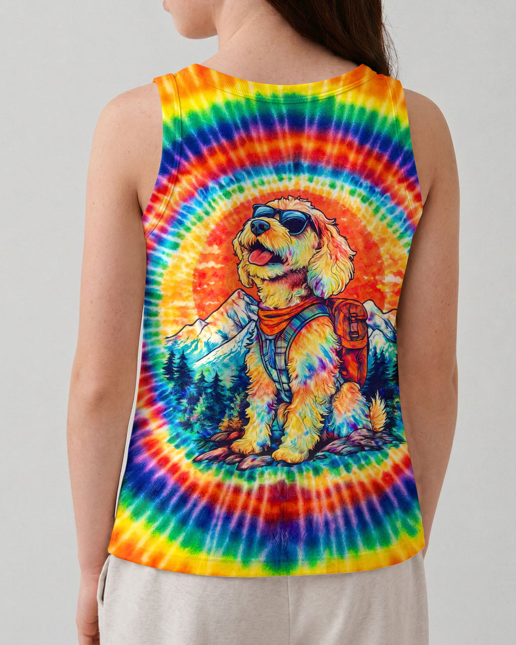GOLDENDOODLE DOG SWIRL KIDS ALL OVER PRINT - TLNT2205263