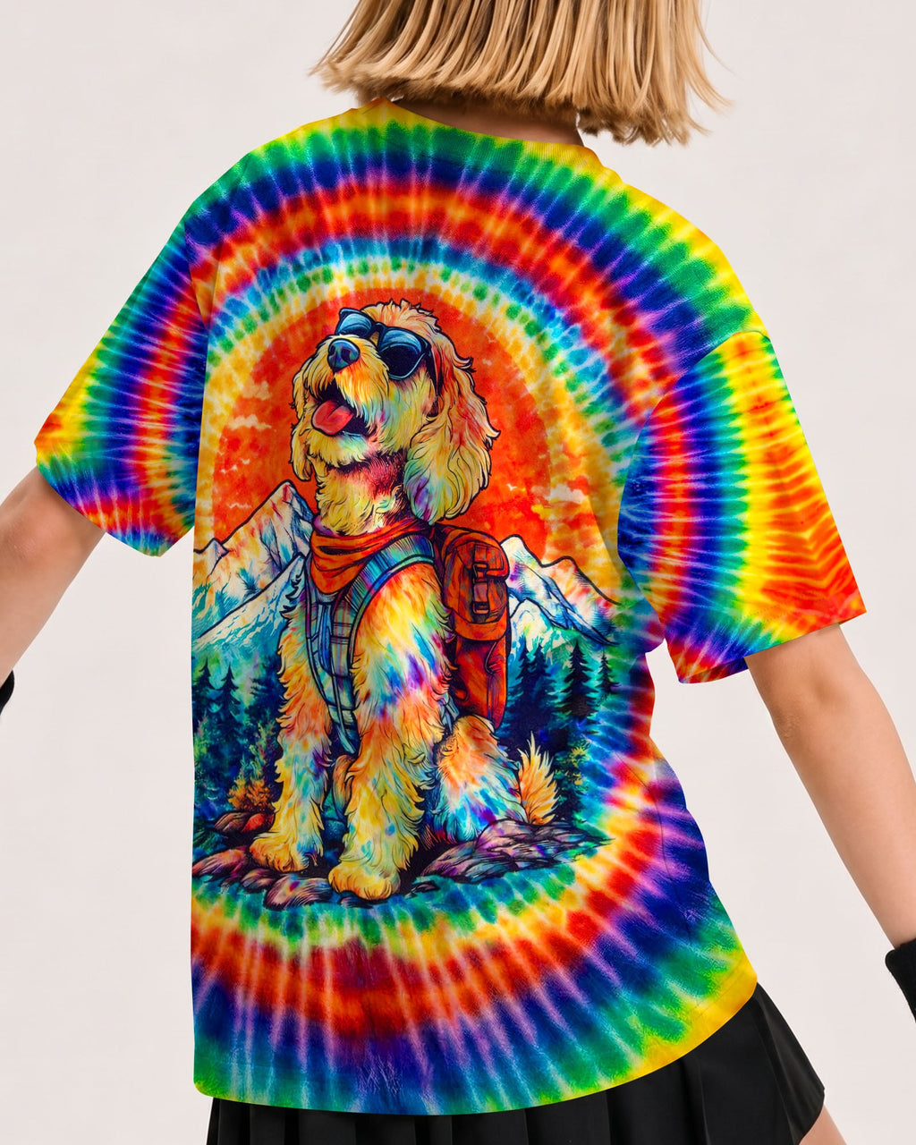 GOLDENDOODLE DOG SWIRL KIDS ALL OVER PRINT - TLNT2205263