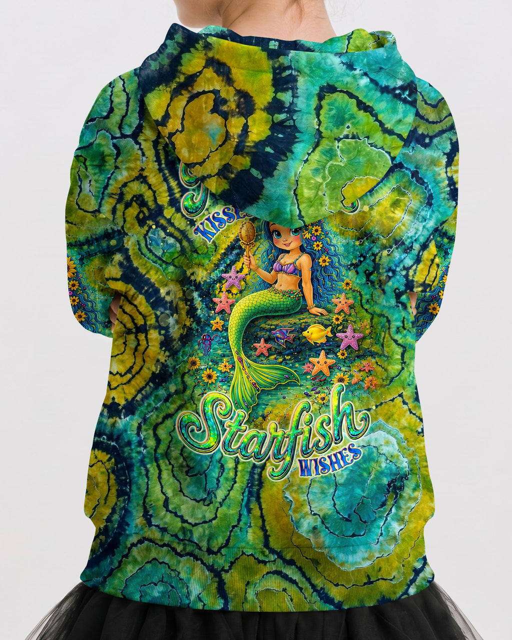 MERMAID KISSES STARFISH WISHES KIDS ALL OVER PRINT - TLNT2505261