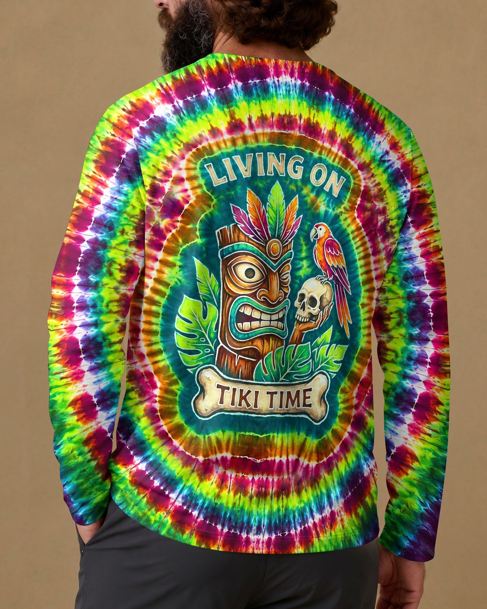 LIVING ON TIKI TIME SWIRL  ALL OVER PRINT - TLNT2706261