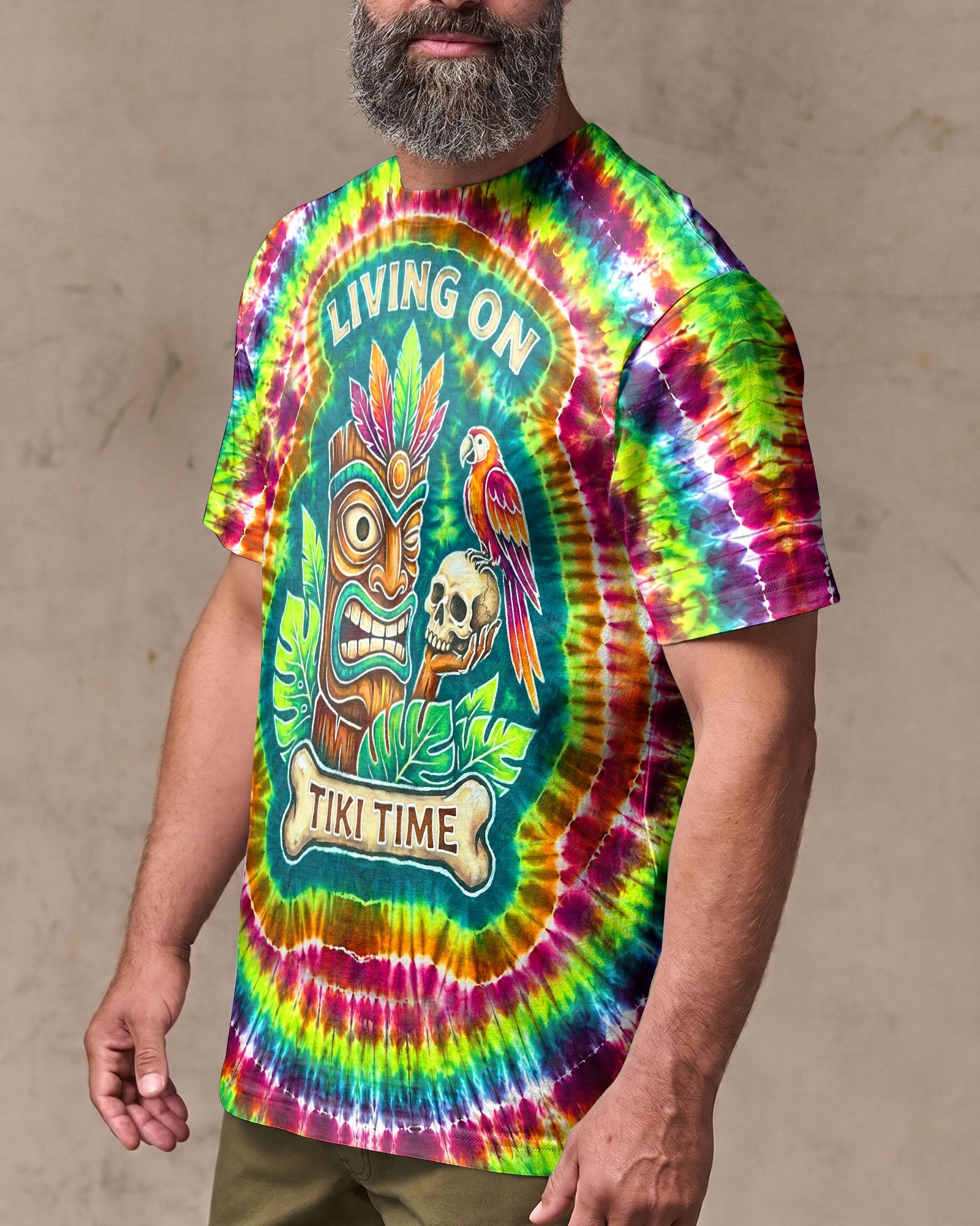 LIVING ON TIKI TIME SWIRL  ALL OVER PRINT - TLNT2706261