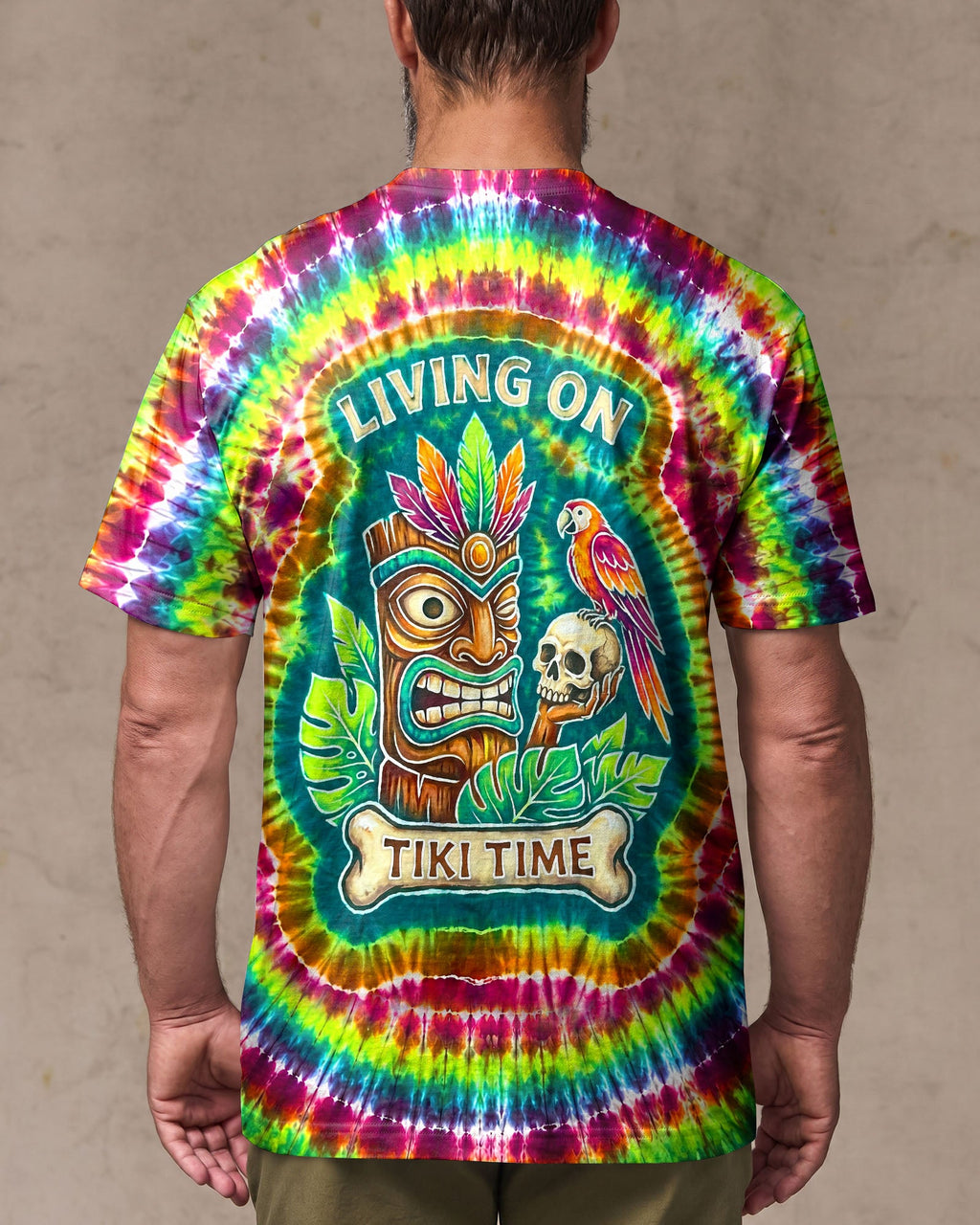 LIVING ON TIKI TIME SWIRL  ALL OVER PRINT - TLNT2706261