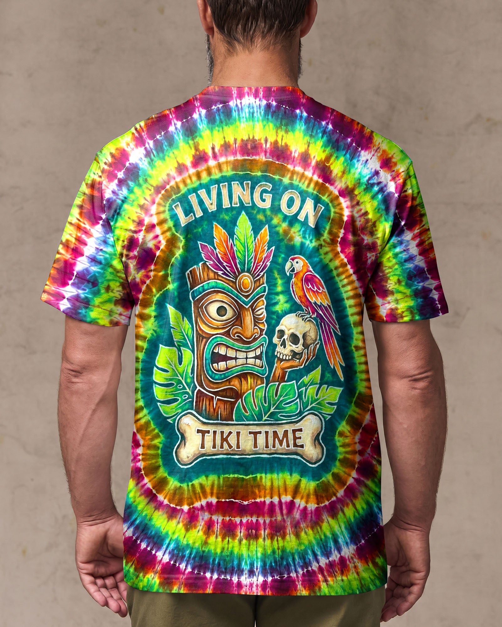 LIVING ON TIKI TIME SWIRL  ALL OVER PRINT - TLNT2706261