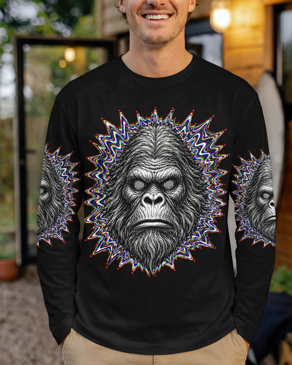 BIGFOOT GLITCH ALL OVER PRINT  - TLNT2805263