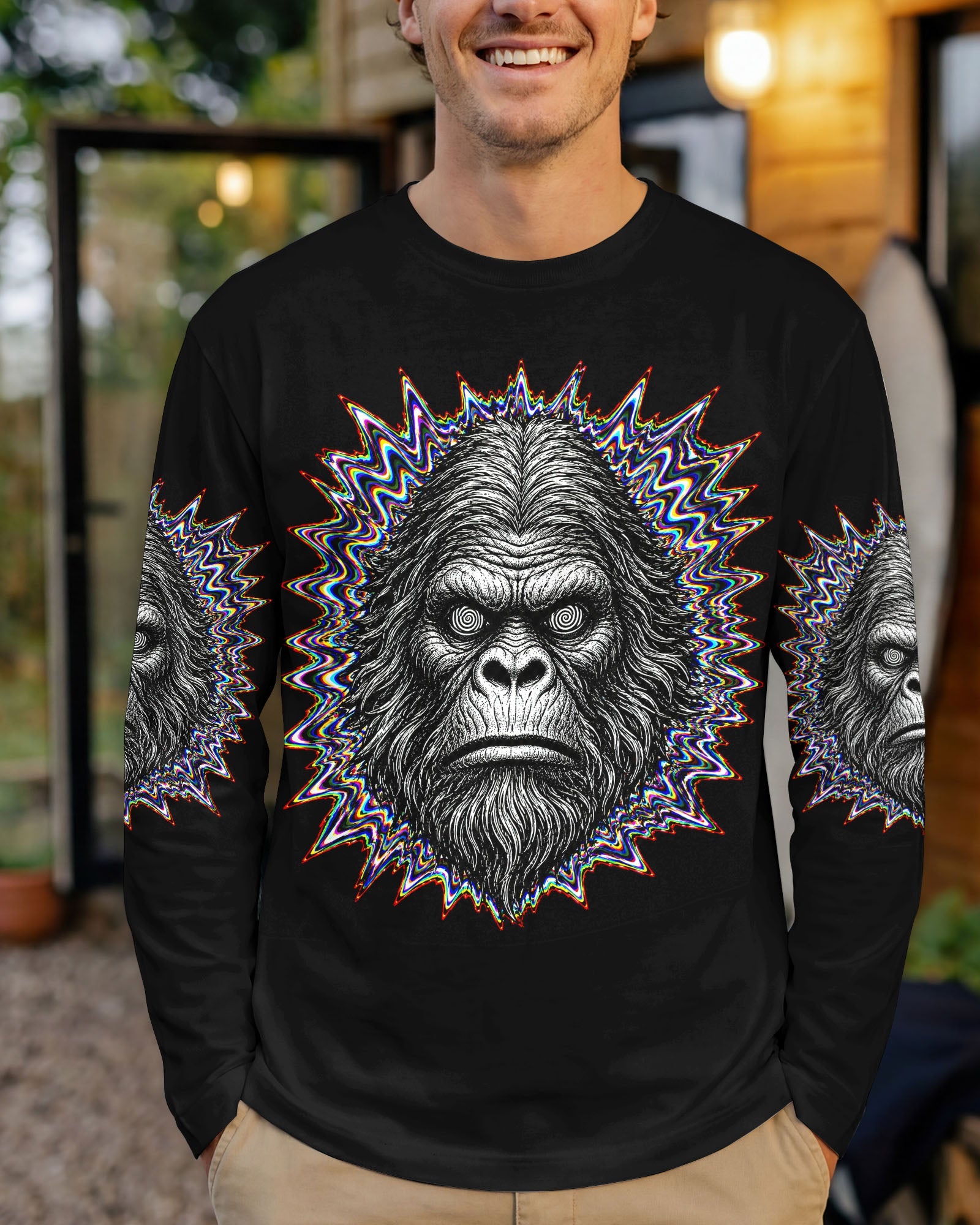 BIGFOOT GLITCH ALL OVER PRINT  - TLNT2805263