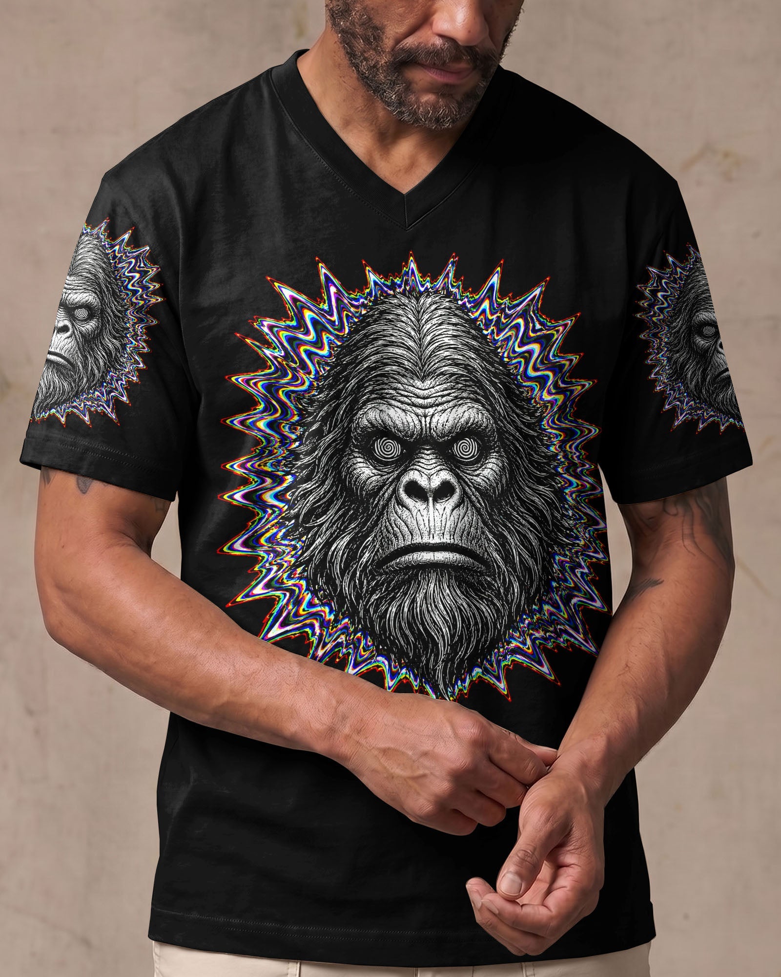 BIGFOOT GLITCH ALL OVER PRINT  - TLNT2805263