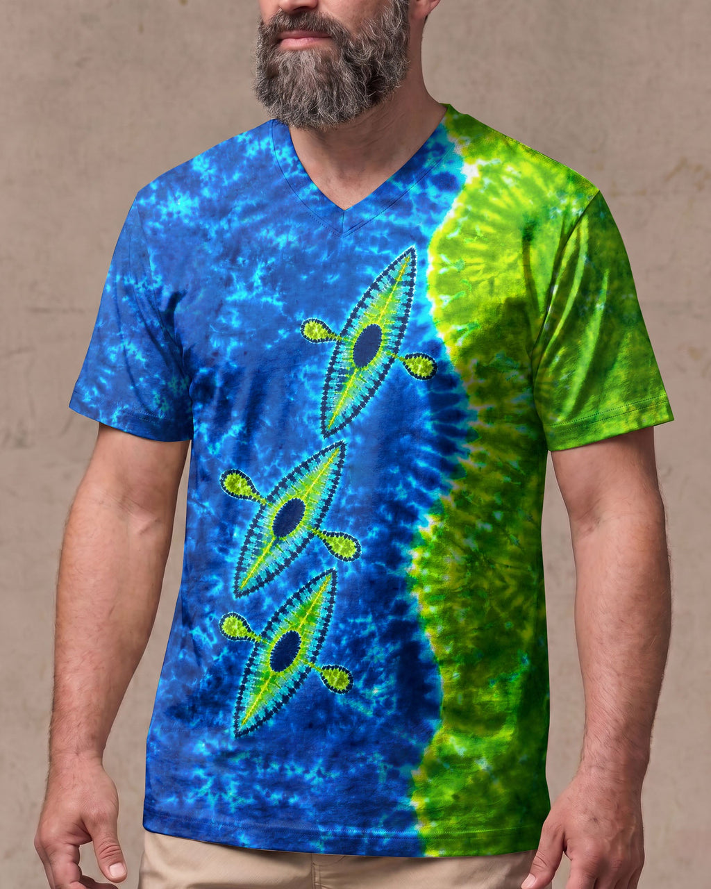 THREE  KAYAKS  BURST ALL OVER PRINT - TLTW0207265