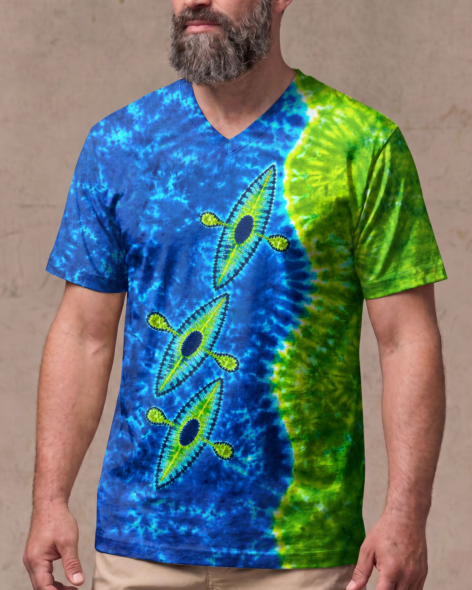 THREE  KAYAKS  BURST ALL OVER PRINT - TLTW0207265