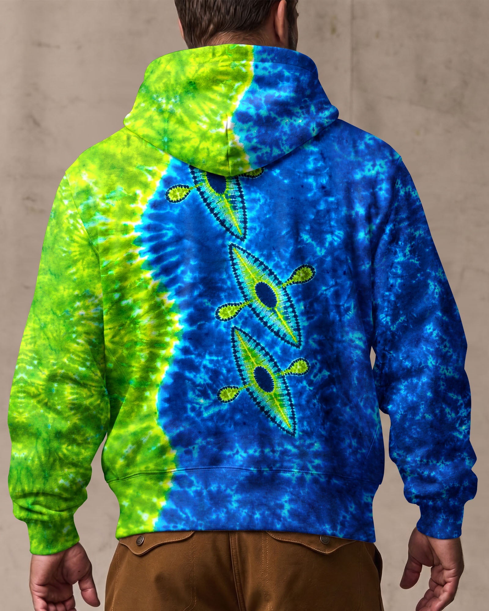 THREE  KAYAKS  BURST ALL OVER PRINT - TLTW0207265