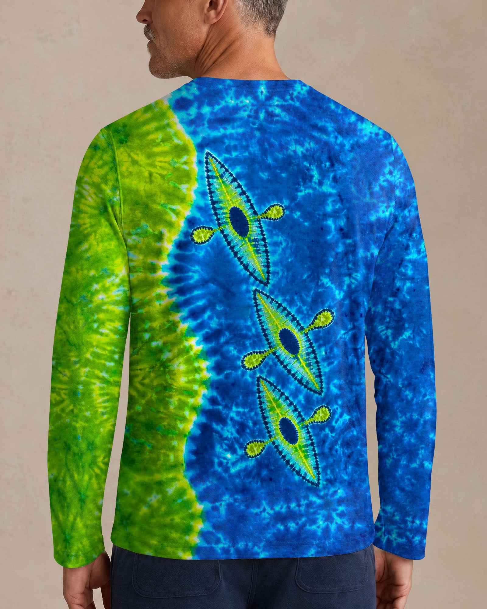 THREE  KAYAKS  BURST ALL OVER PRINT - TLTW0207265