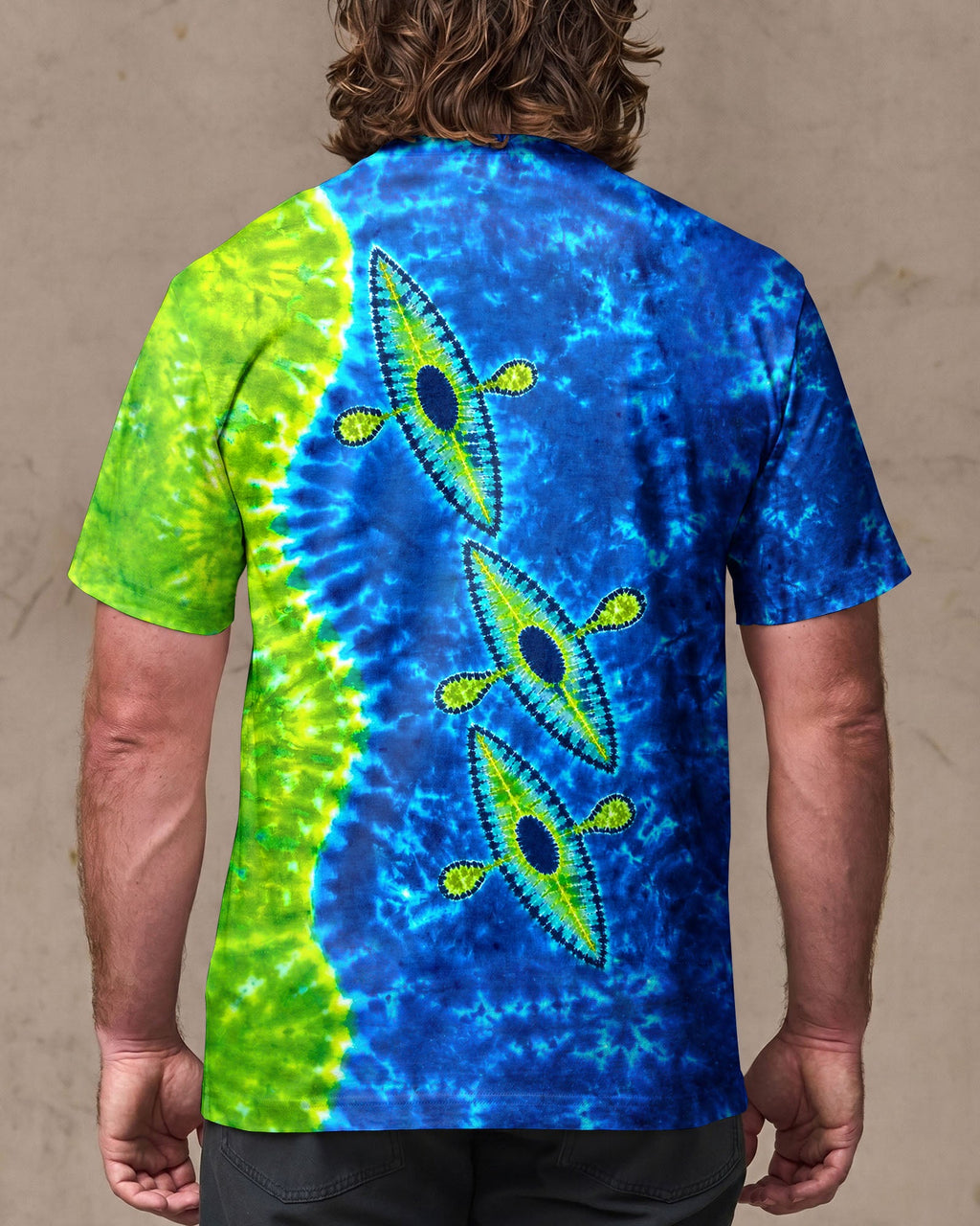 THREE  KAYAKS  BURST ALL OVER PRINT - TLTW0207265