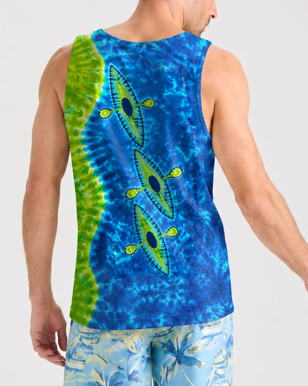THREE  KAYAKS  BURST ALL OVER PRINT - TLTW0207265