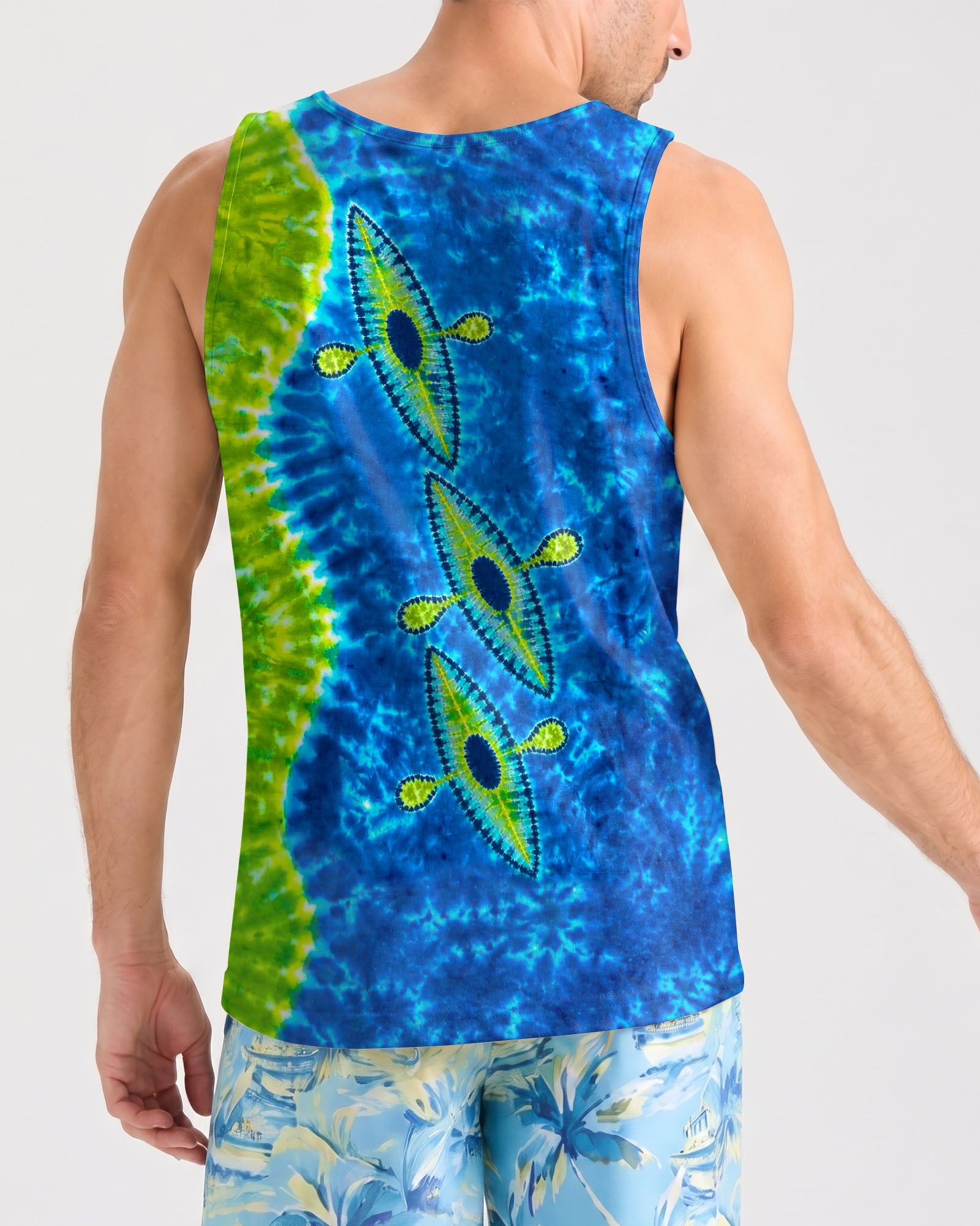 THREE  KAYAKS  BURST ALL OVER PRINT - TLTW0207265