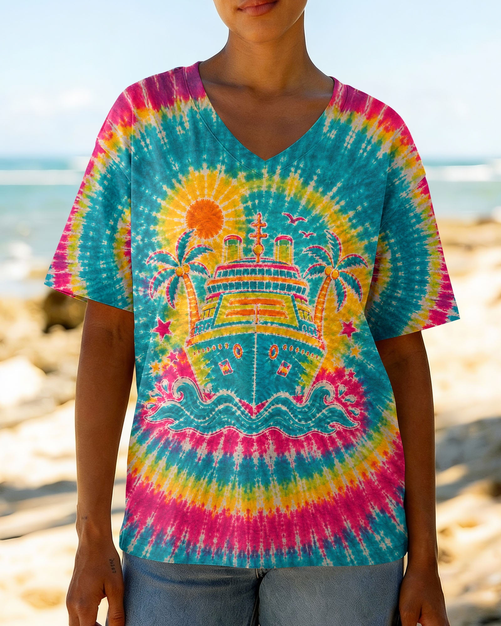 TROPICAL CRUISING BURST ALL OVER PRINT  - TLTW0307265