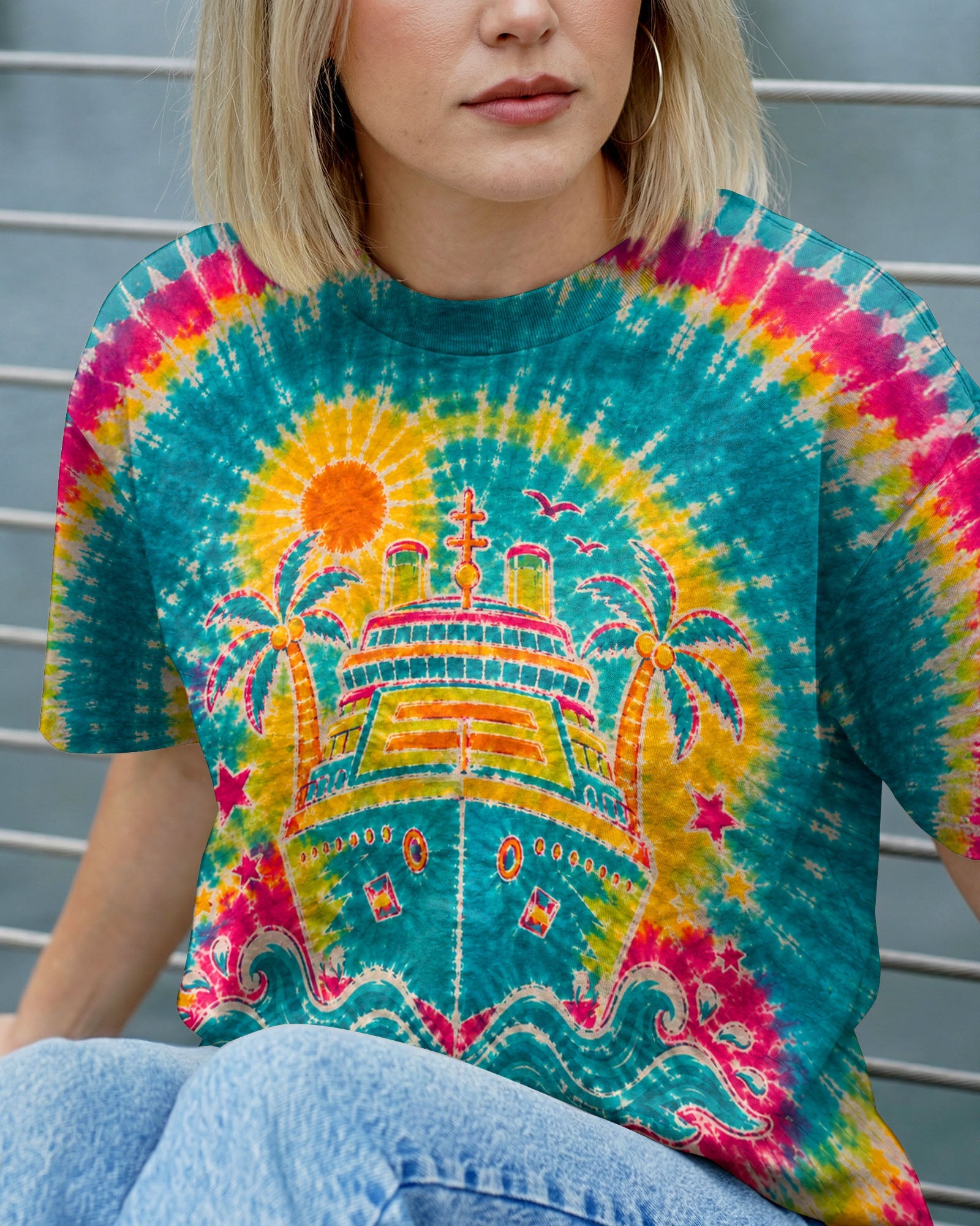 TROPICAL CRUISING BURST ALL OVER PRINT  - TLTW0307265