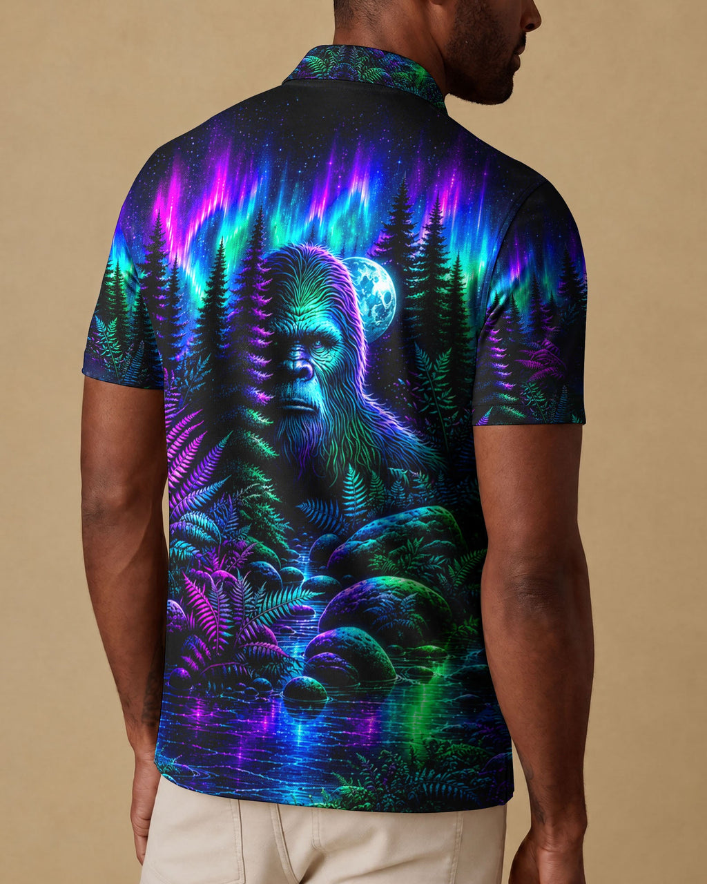 BIGFOOT UNDER THE AURORA SKY ALL OVER PRINT  - TLTW0607265