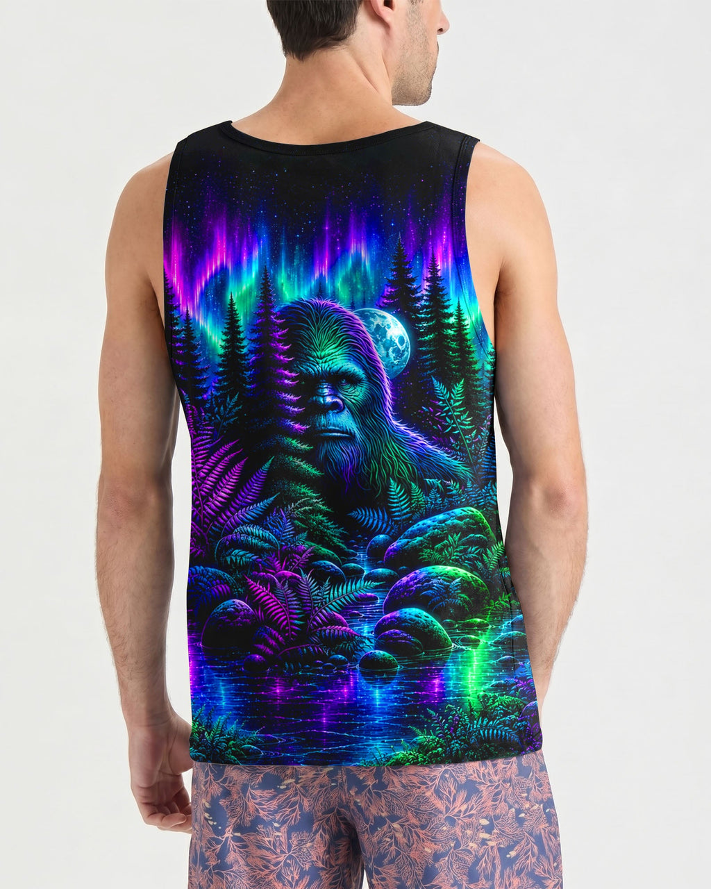 BIGFOOT UNDER THE AURORA SKY ALL OVER PRINT  - TLTW0607265