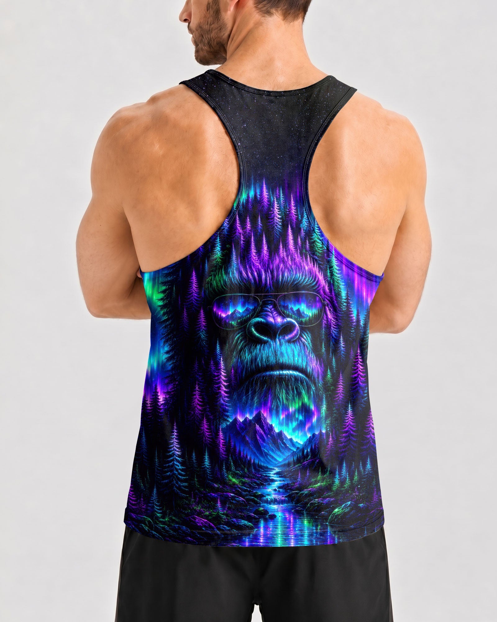 BIGFOOT WILDERNESS MOONLIT AURORA ALL OVER PRINT  - TLTW0807263