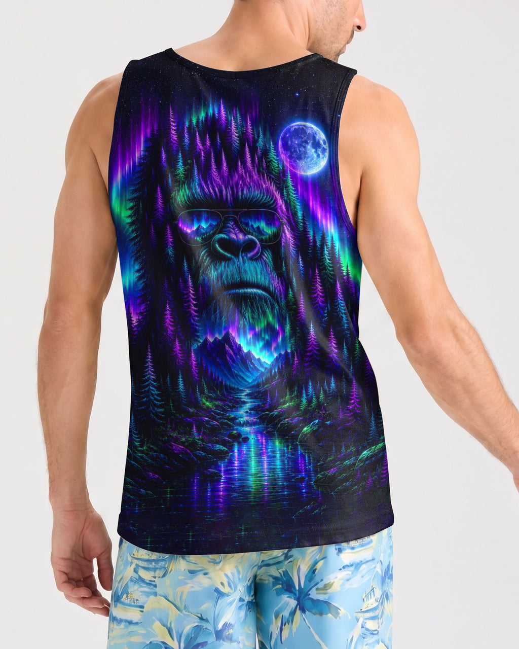 BIGFOOT WILDERNESS MOONLIT AURORA ALL OVER PRINT  - TLTW0807263