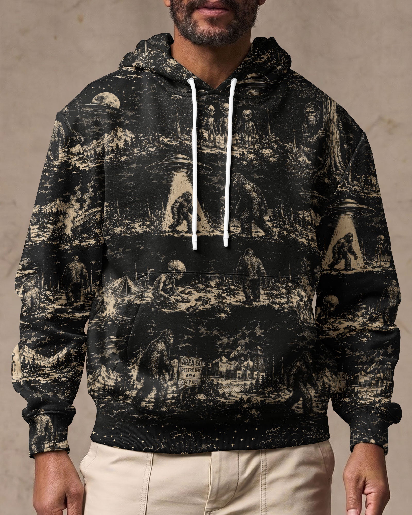 BIGFOOT ALIEN ALL OVER PRINT  - TLTW1306264