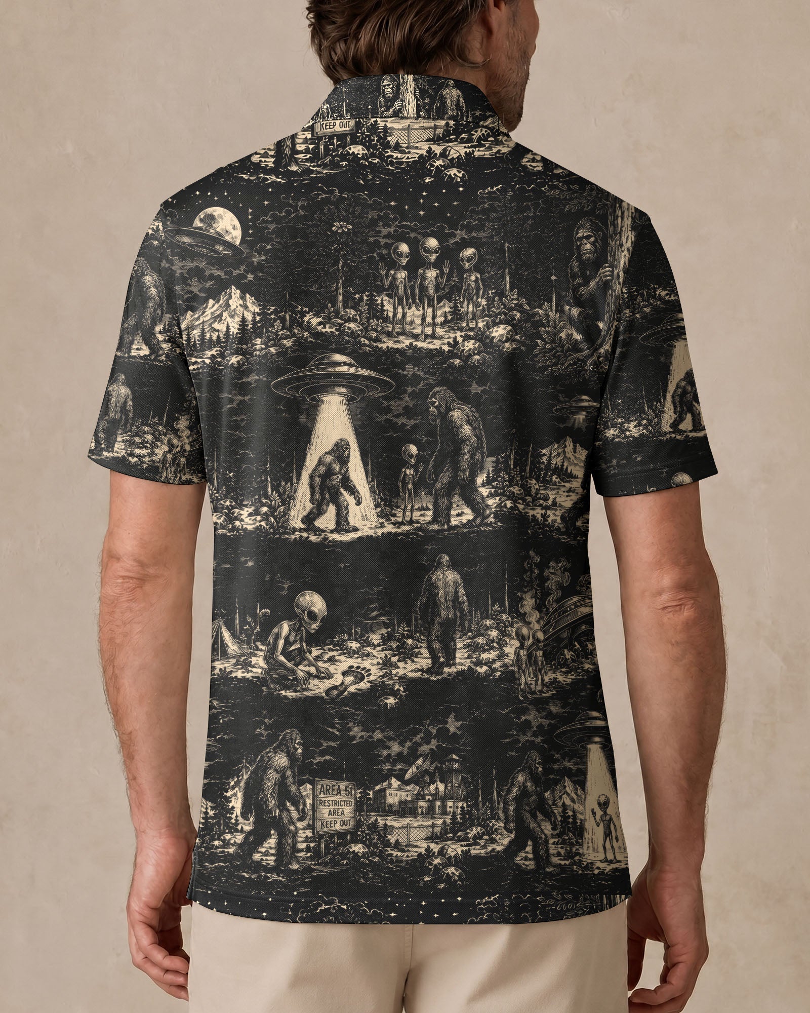 BIGFOOT ALIEN ALL OVER PRINT  - TLTW1306264