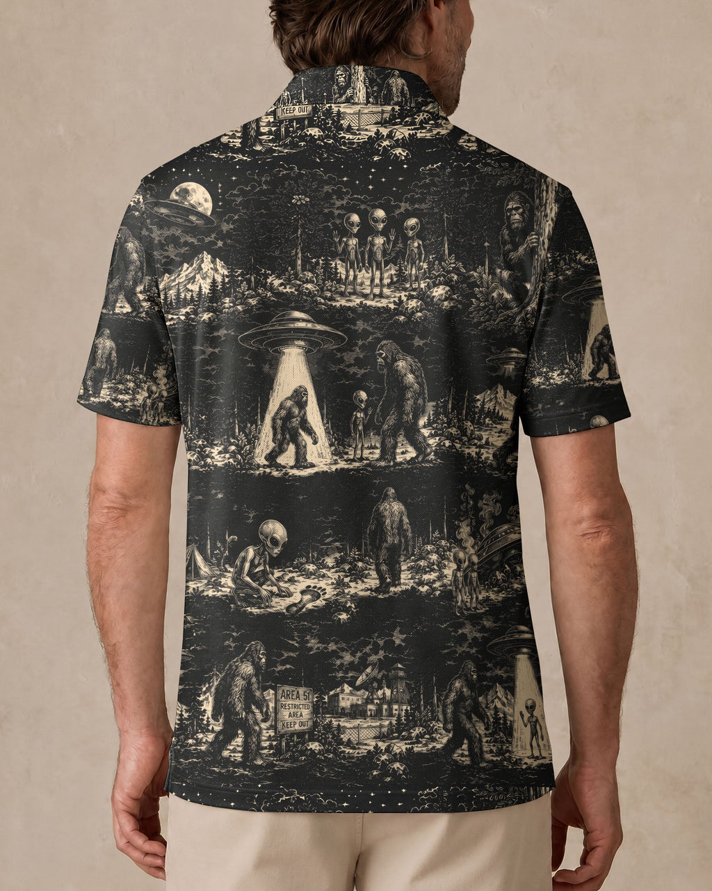 BIGFOOT ALIEN ALL OVER PRINT  - TLTW1306264