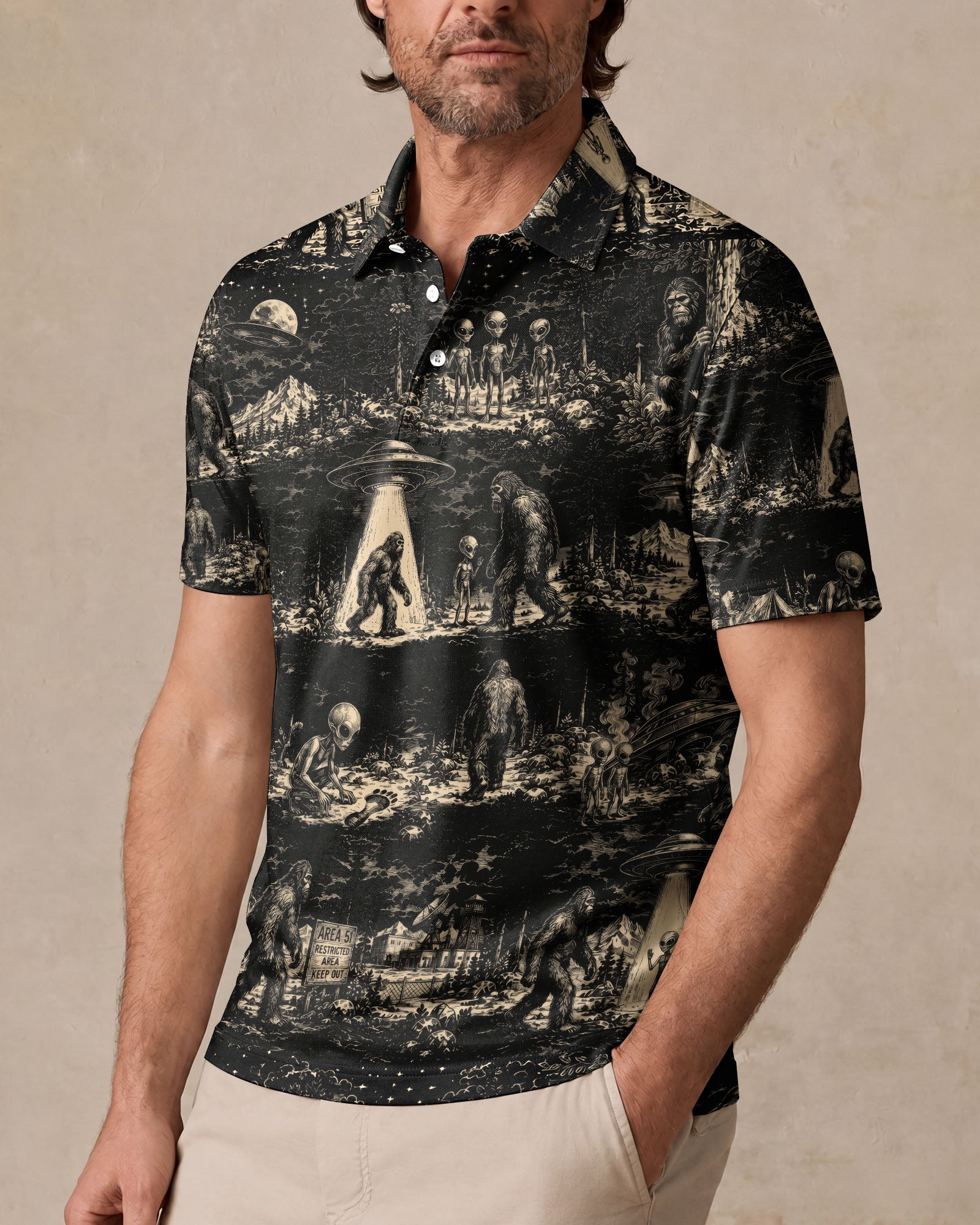 BIGFOOT ALIEN ALL OVER PRINT  - TLTW1306264