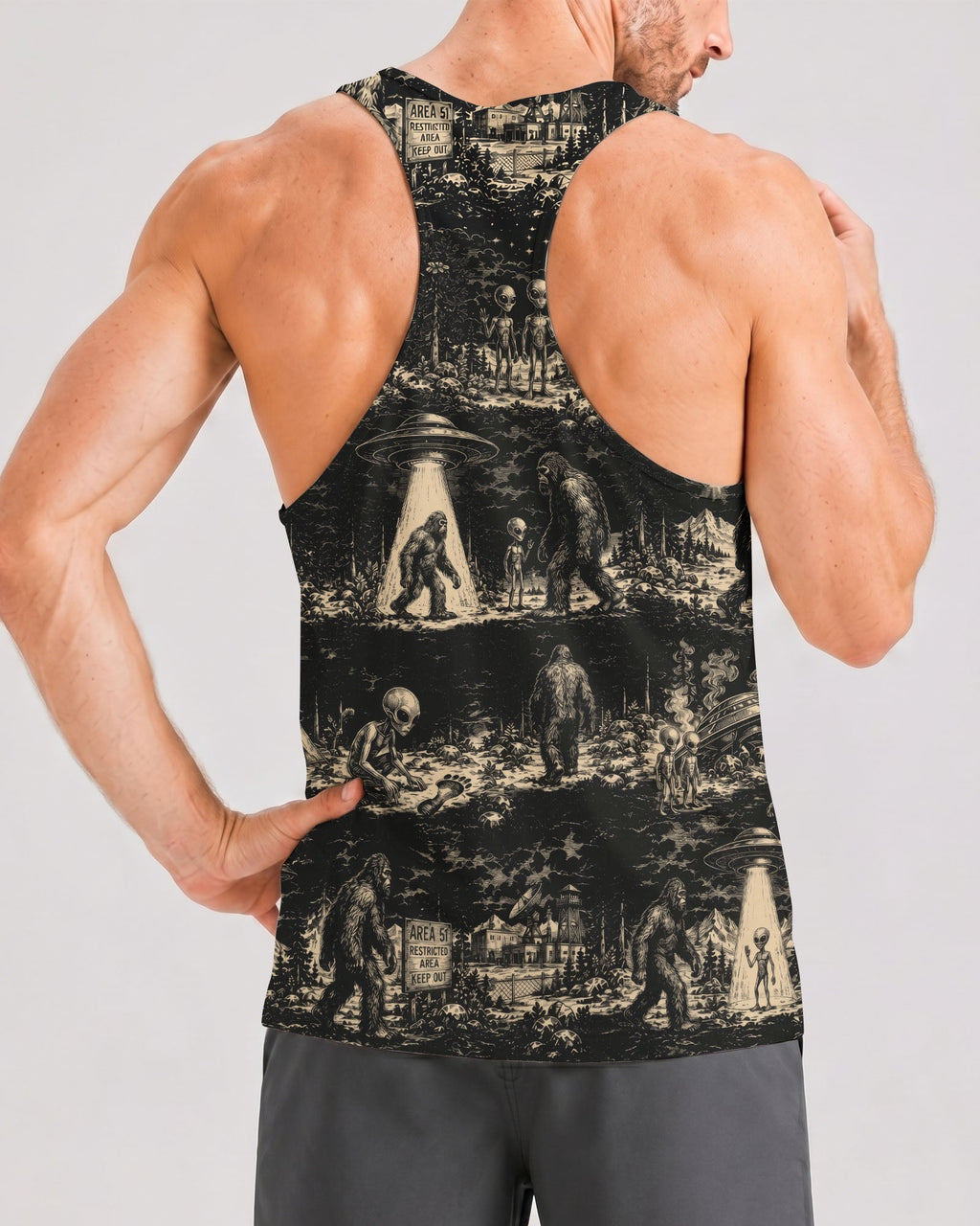 BIGFOOT ALIEN ALL OVER PRINT  - TLTW1306264